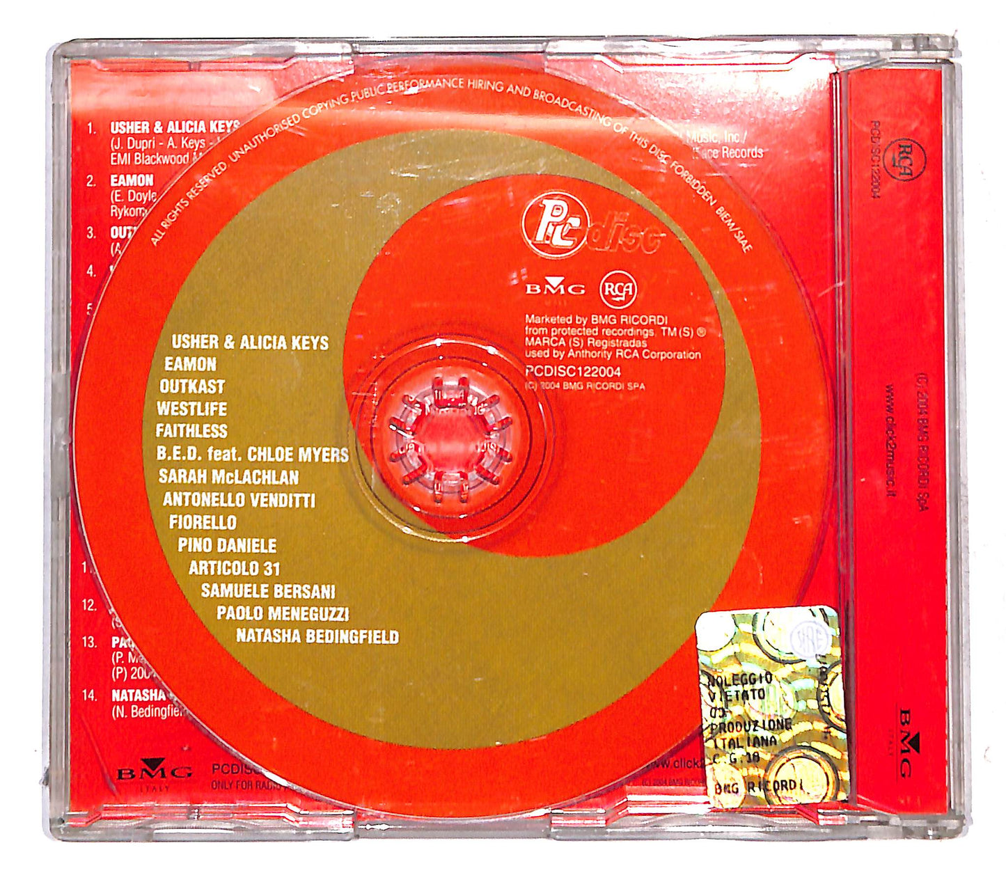 EBOND Various - Pc Disc Only For Radio Dicembre 2004 CD CB074910