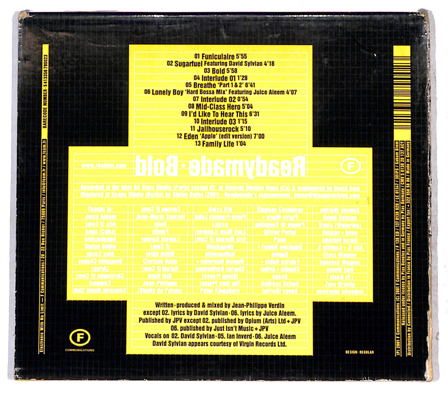 EBOND Readymade - Bold CD CB074940