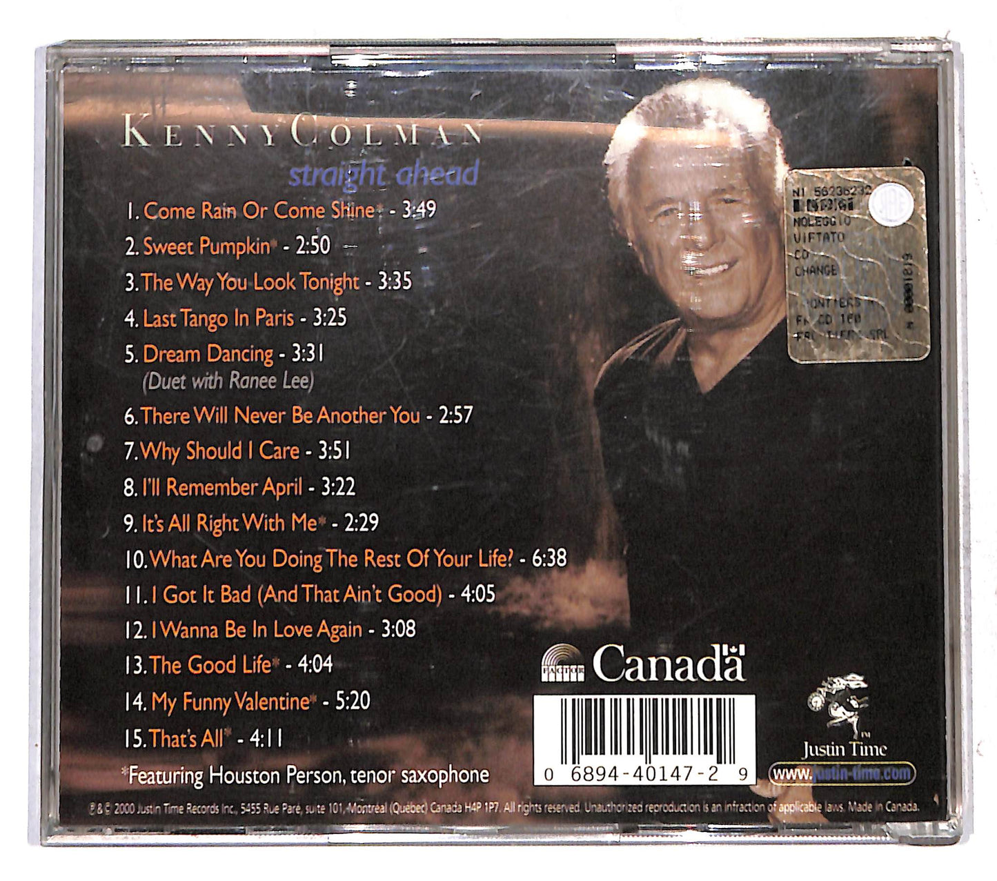 EBOND Kenny Colman - Straight Ahead CD CB074961