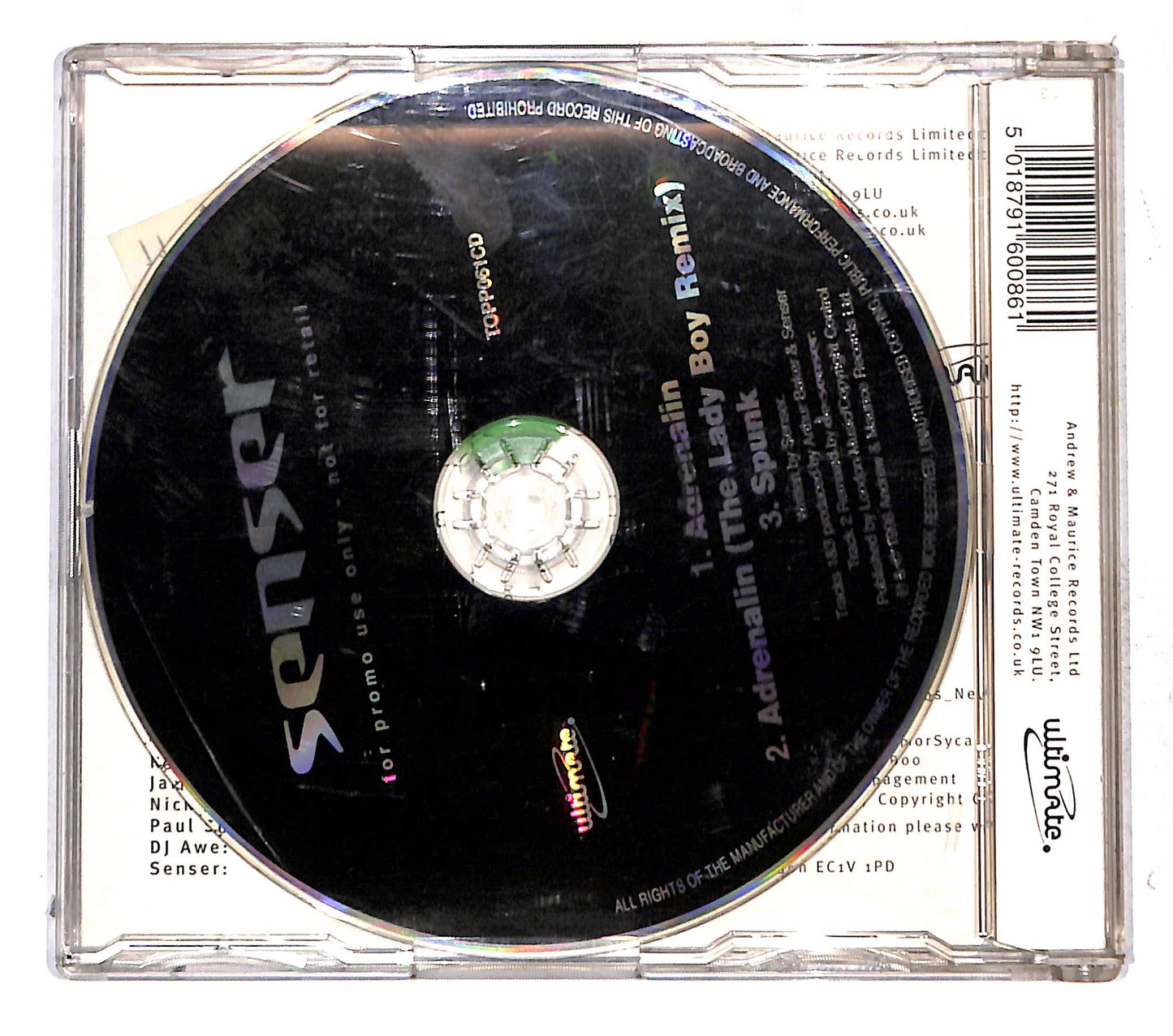 EBOND Senser - Adrenalin CD CB074962