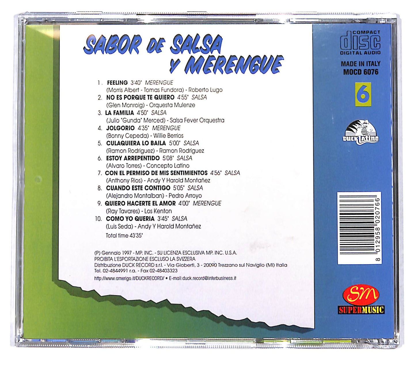 EBOND Various - Sabor De Salsa Y Merengue Vol.6 CD CB094501