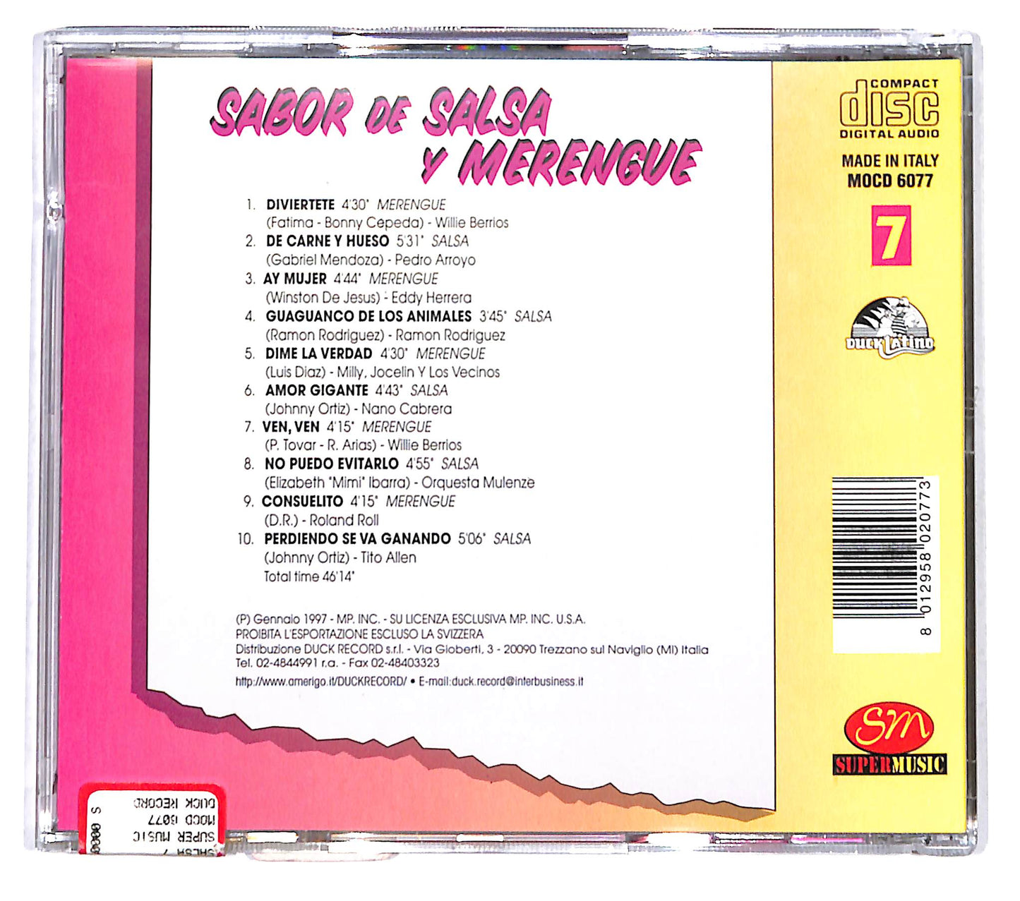 EBOND Various - Sabor De Salsa Y Merengue 7 CD CB094502