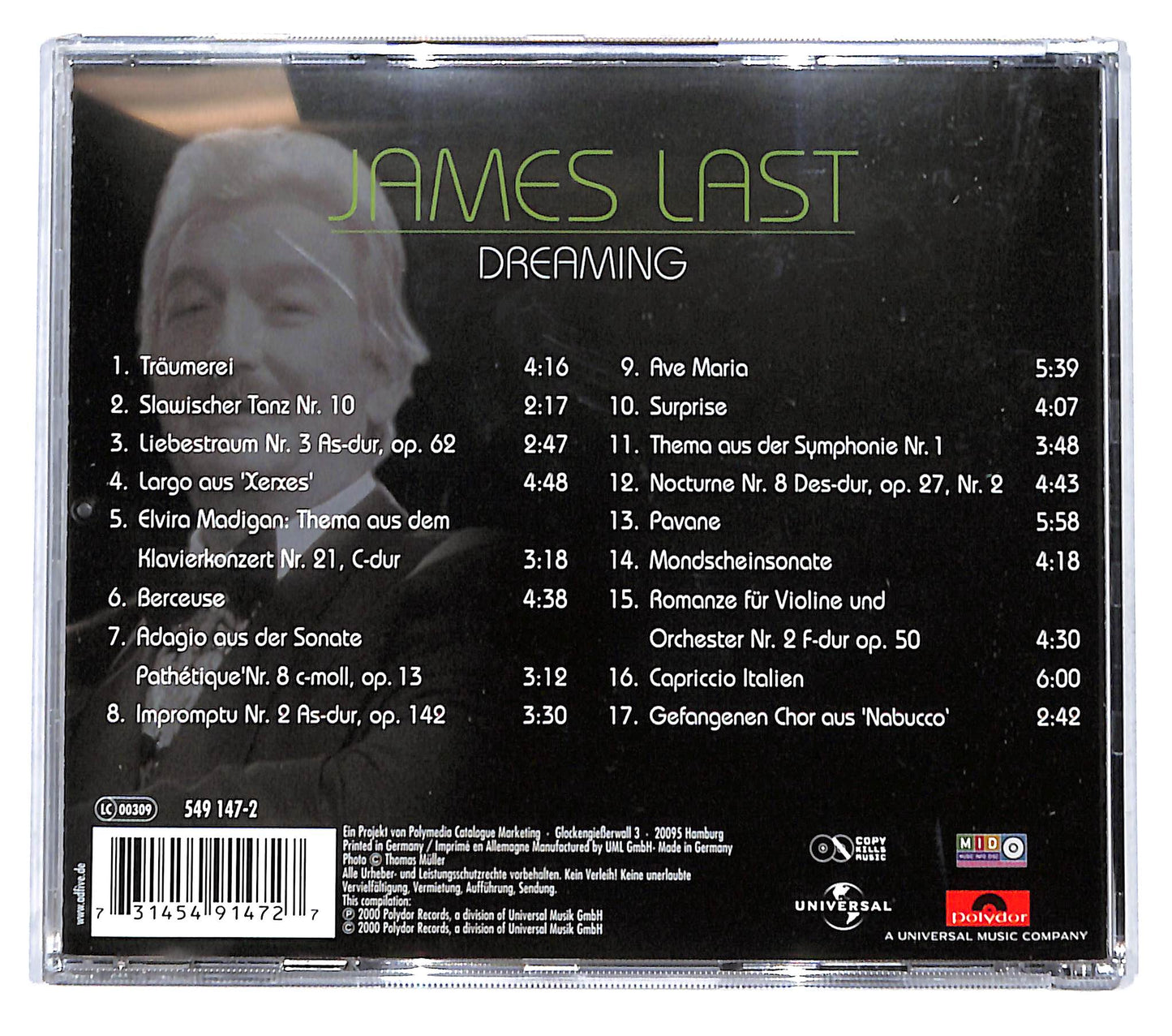 EBOND James Last - International Super Hits - Dreaming vol 2 CD CB094515