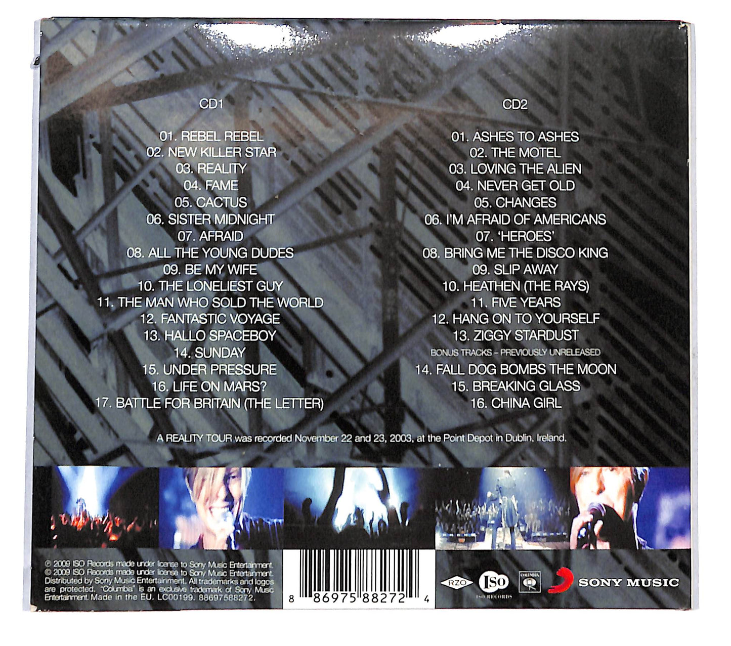 EBOND Bowie - A Reality Tour DIGIPACK CD CB094530