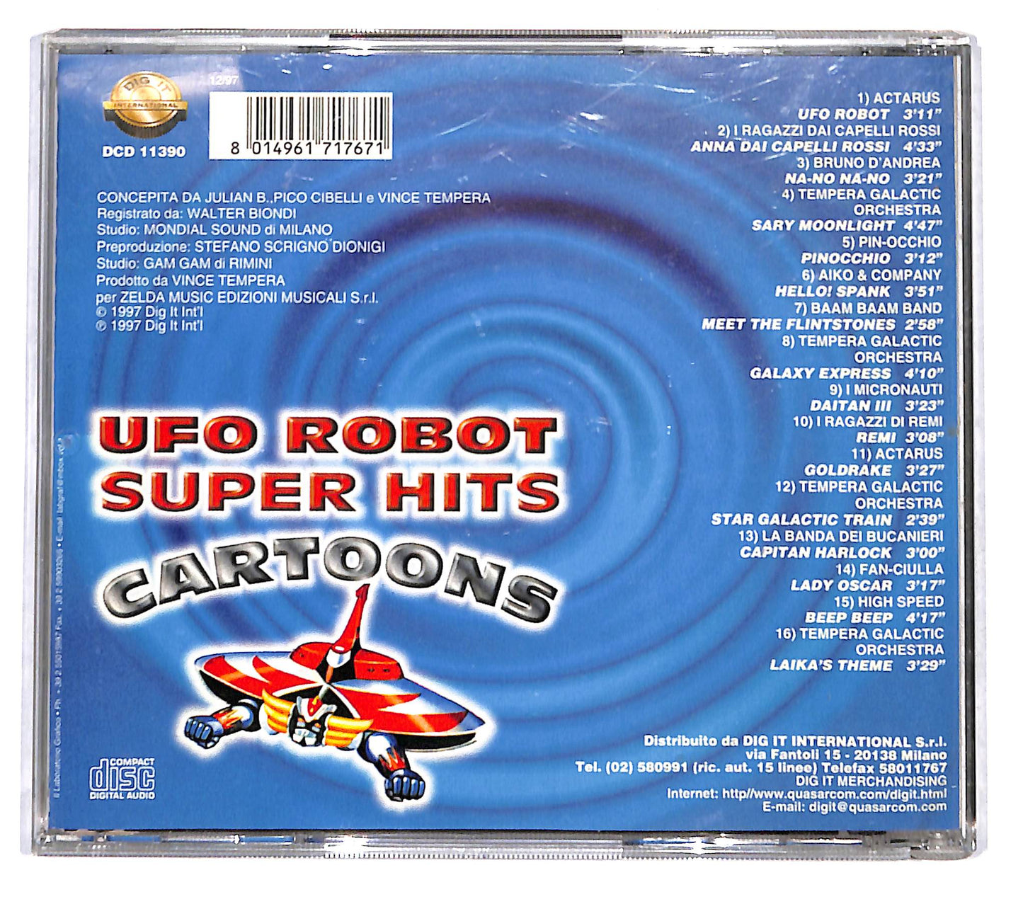 EBOND Various - Ufo Robot Super Hits Cartoons CD CB094559