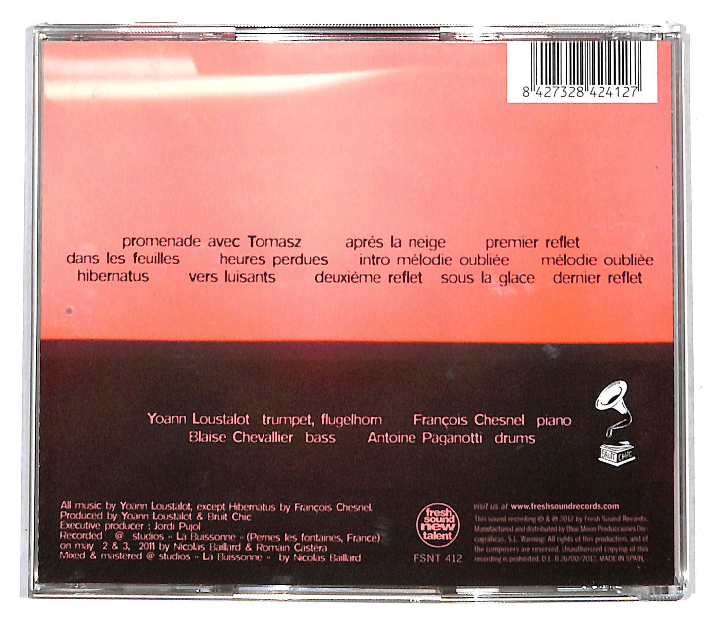 EBOND Yoann Loustalot Quartet - Derniers Reflets CD CB109504