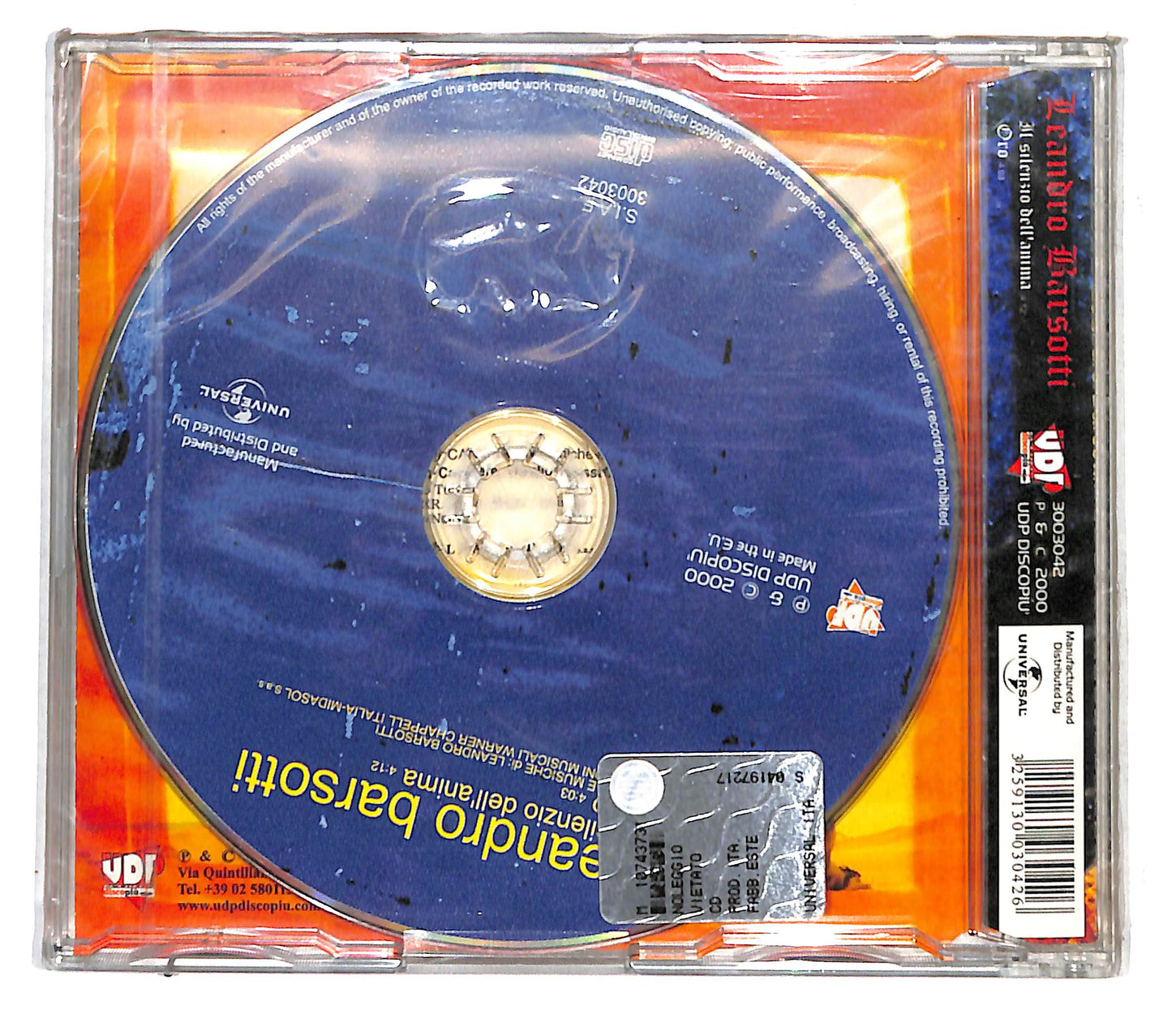 EBOND Leandro Barsotti - Il Silenzio Dell'Anima / Oro CD CB109544