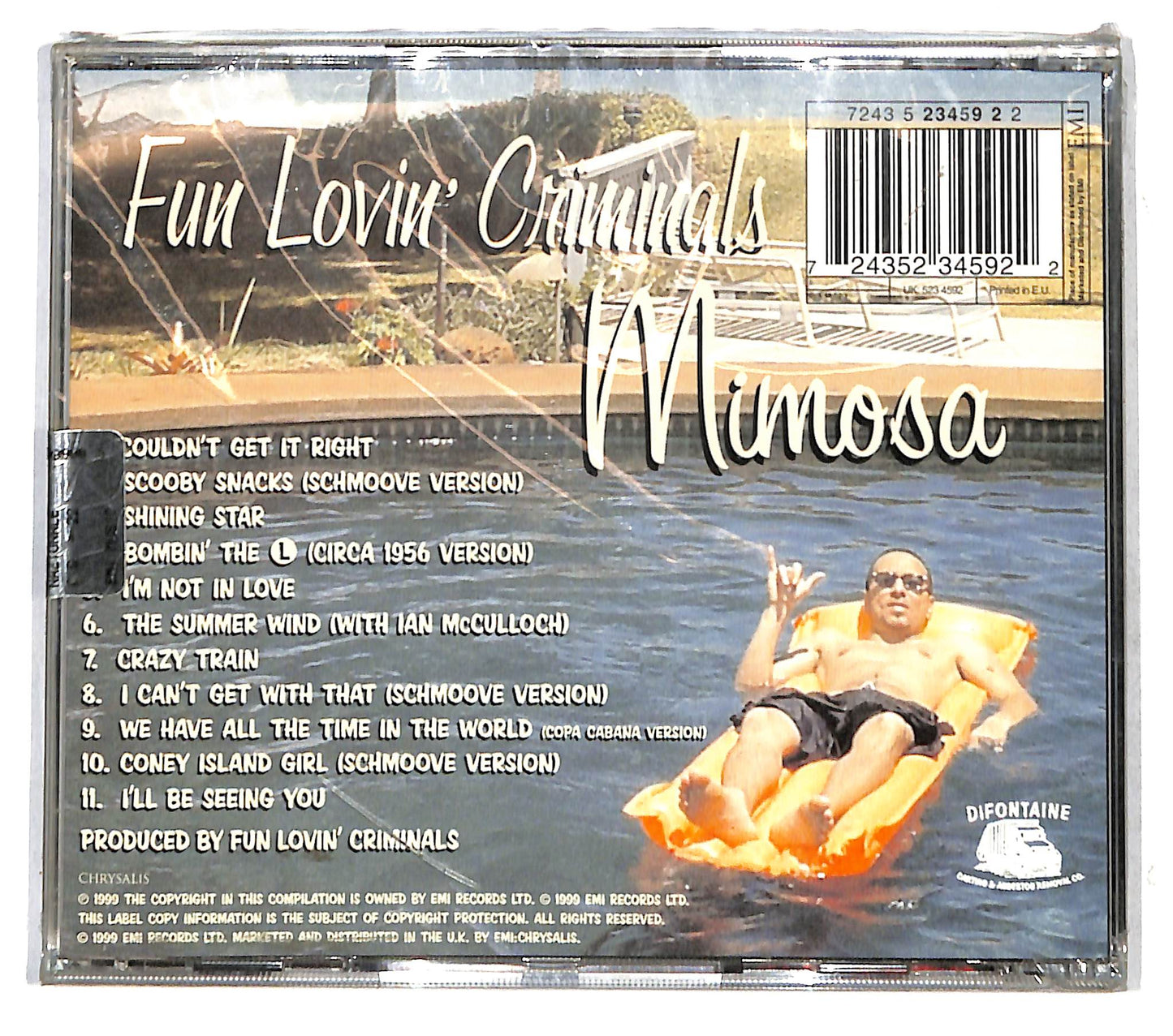 EBOND Fun Lovin' Criminals - Mimosa CD CB109554
