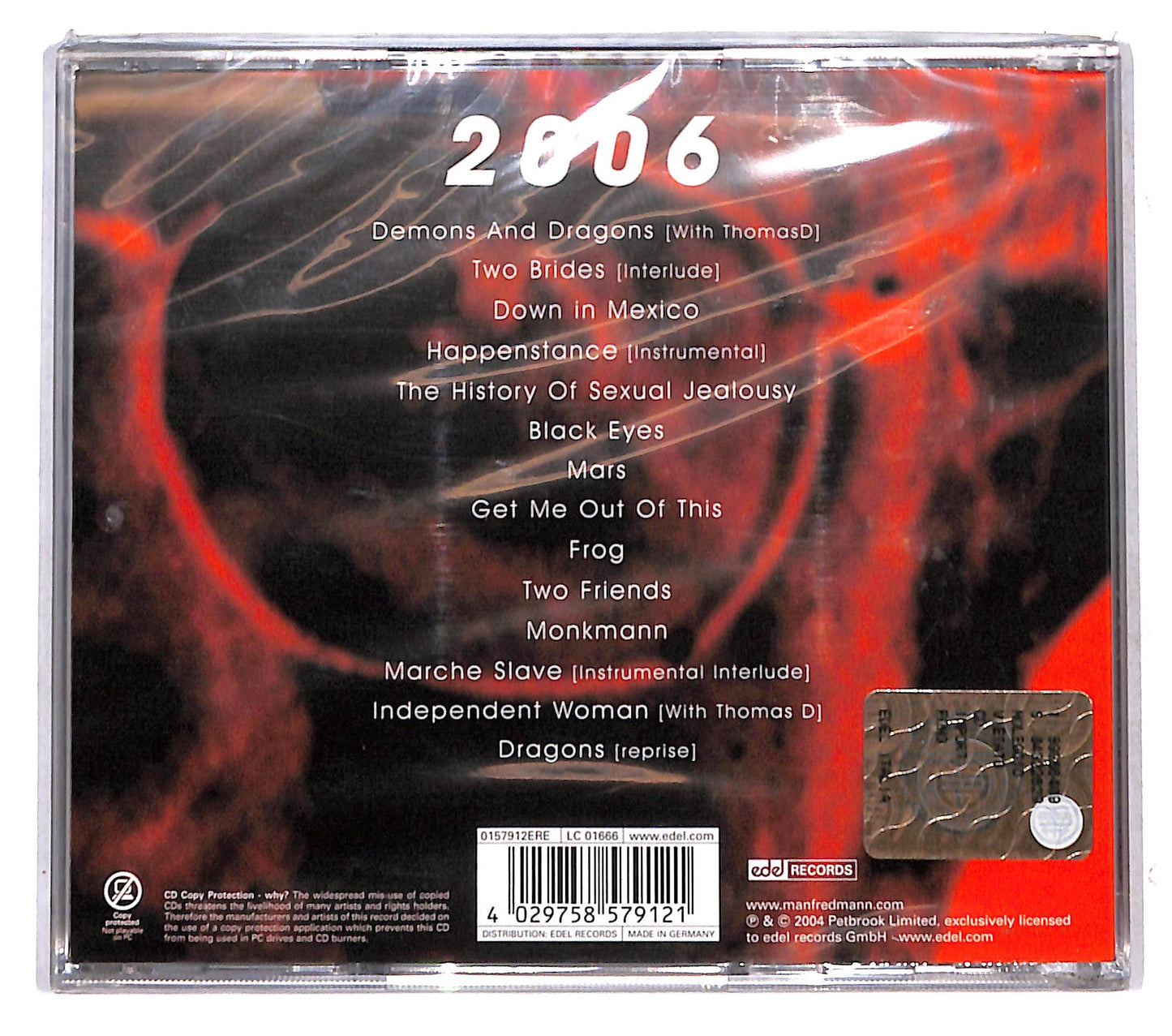 EBOND Manfred Mann '06 With Manfred Mann's Earth Band - 2006 CD CB109559