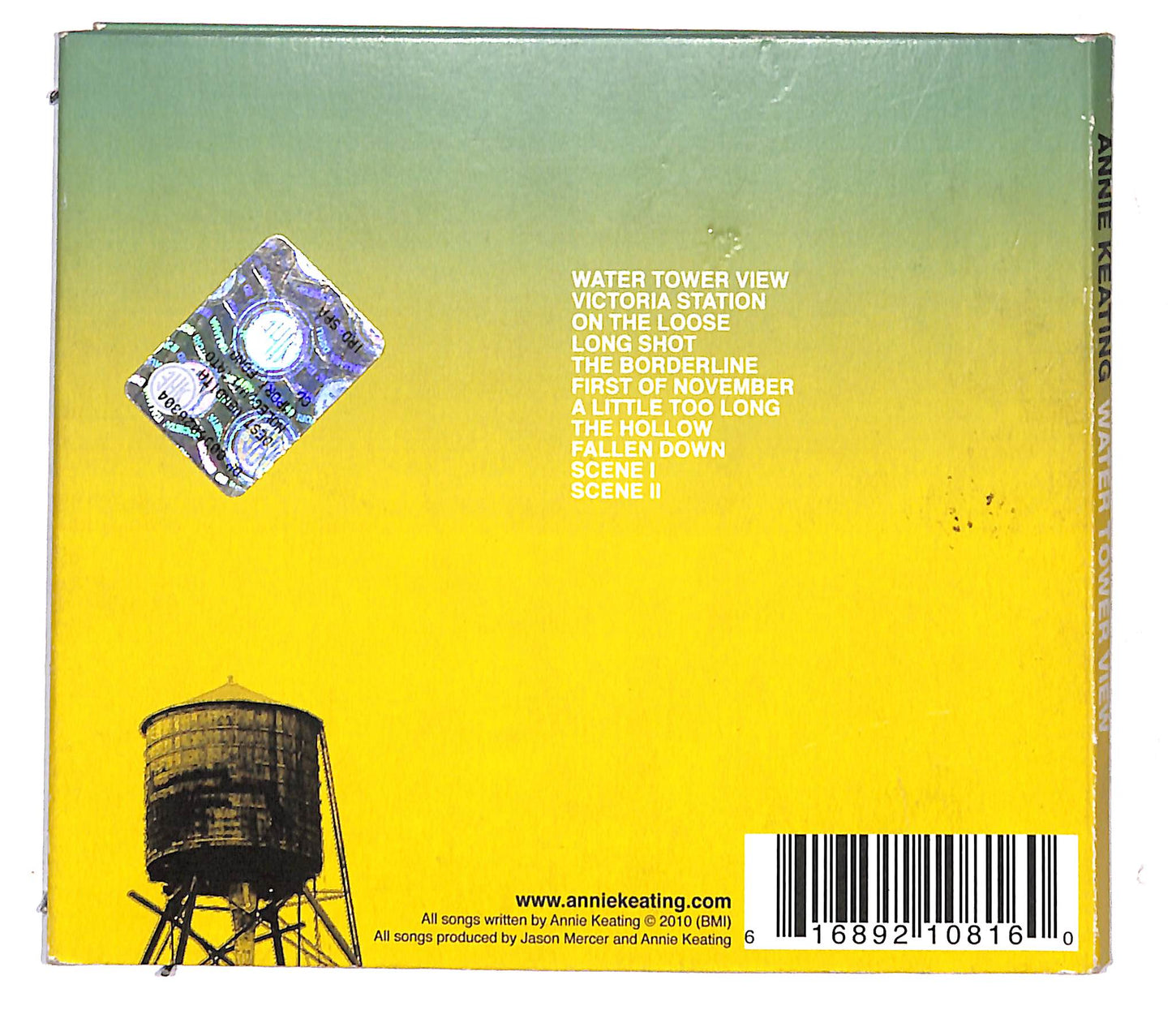 EBOND Annie Keating - Water Tower View DIGIPACK CD CB109561