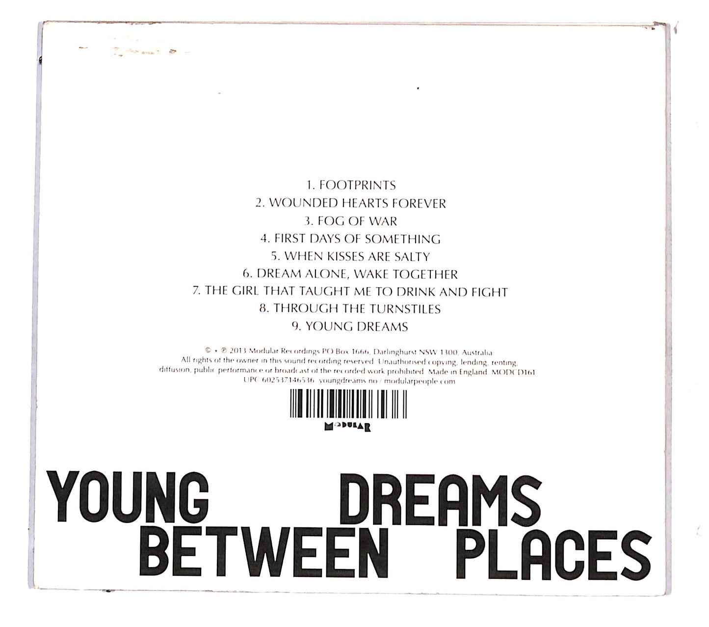 EBOND Young Dreams - Between Places DIGIPACK CD CB109571