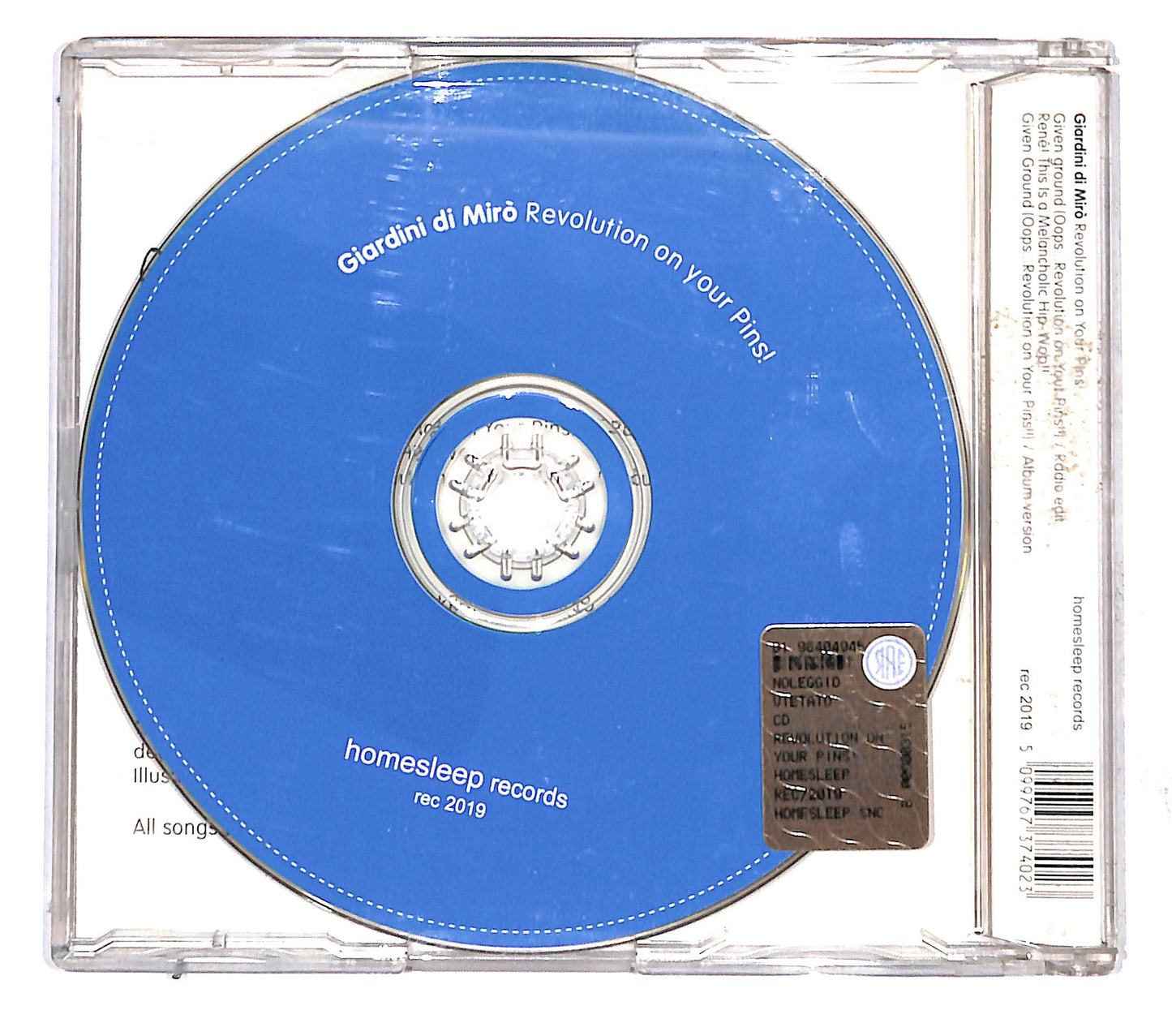 EBOND Giardini Di Miro - Revolution On Your Pins! CD CB109726