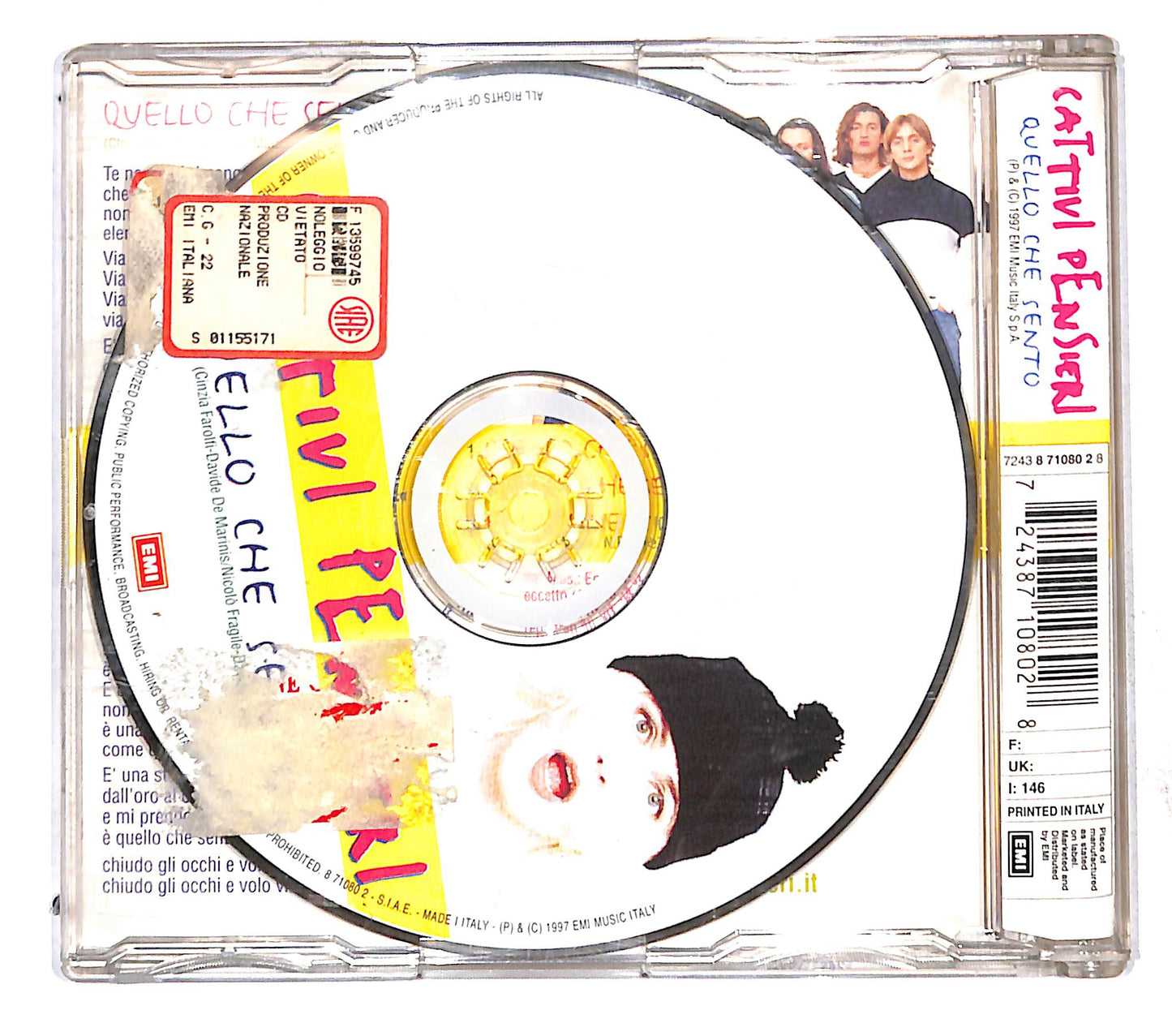 EBOND Cattivi Pensieri - Quello Che Sento CD CB109757