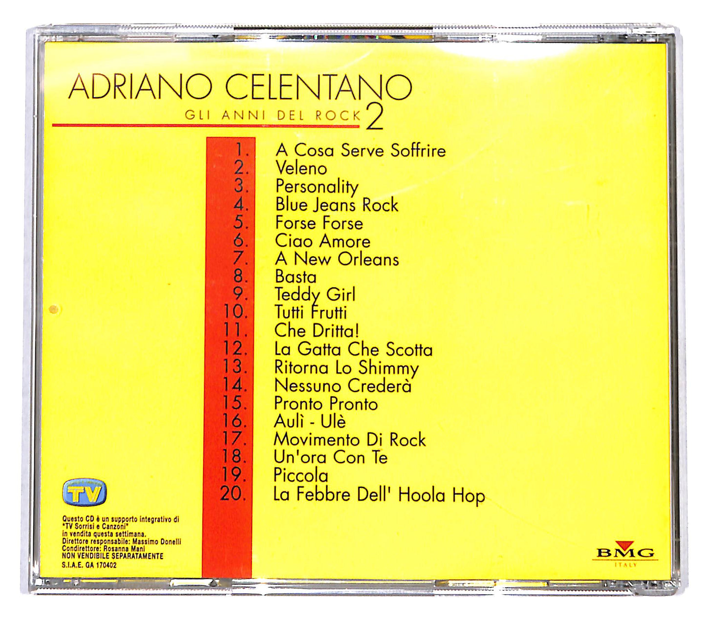 EBOND Adriano Celentano - Gli Anni Del Rock 2 EDITORIALE CD CB114006