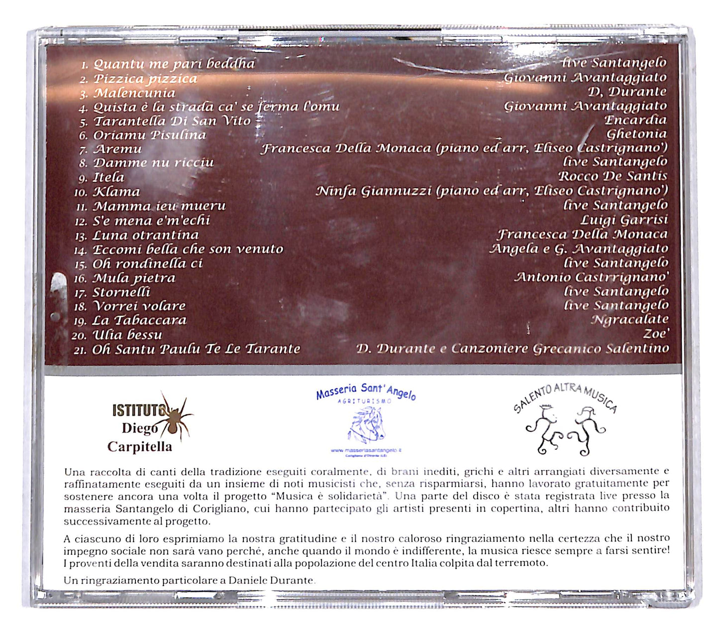 EBOND Cori Salentini - musica e solidarieta CD CB114038