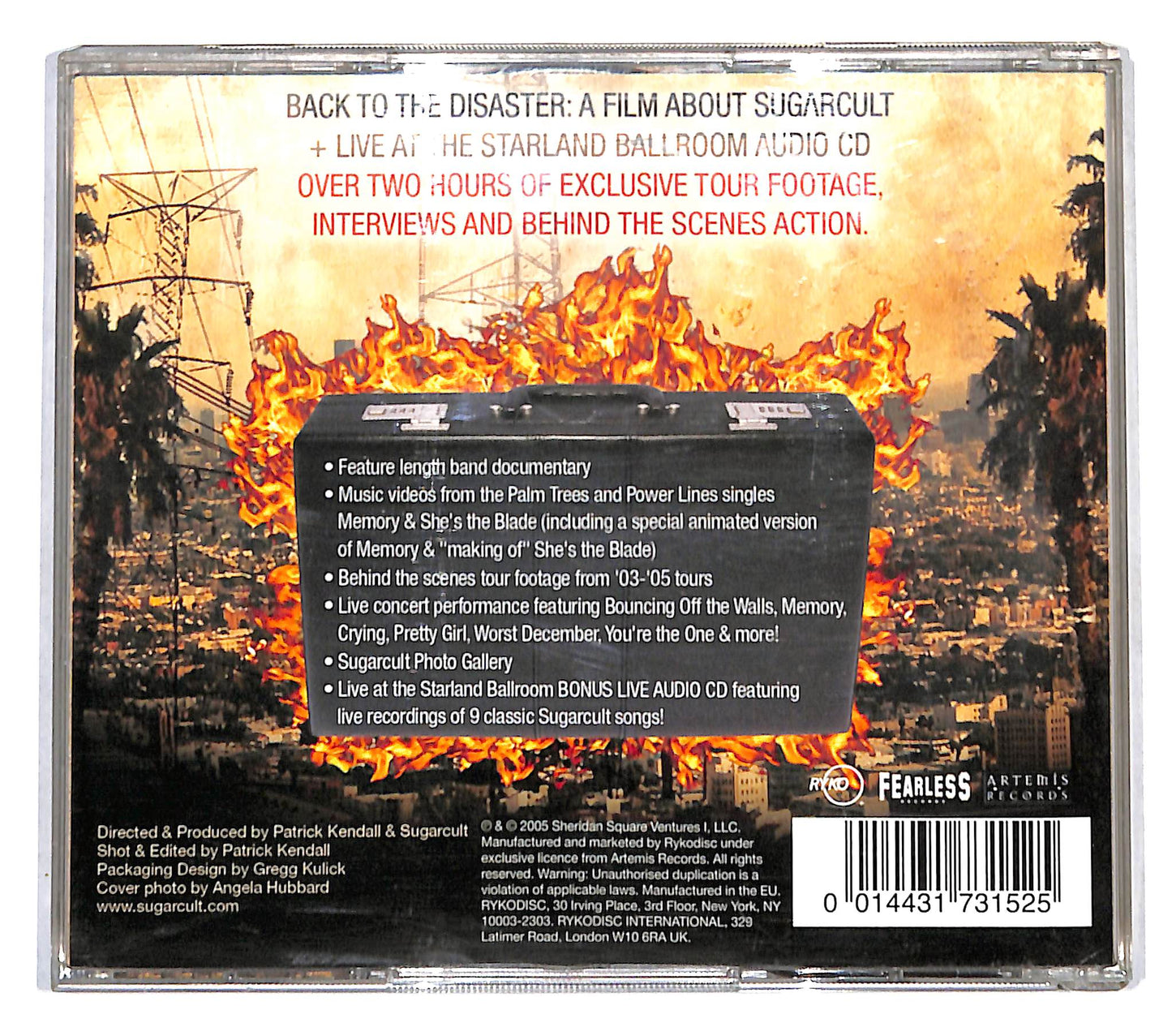 EBOND Sugarcult - Back To The Disaster + DVD CD CB114214