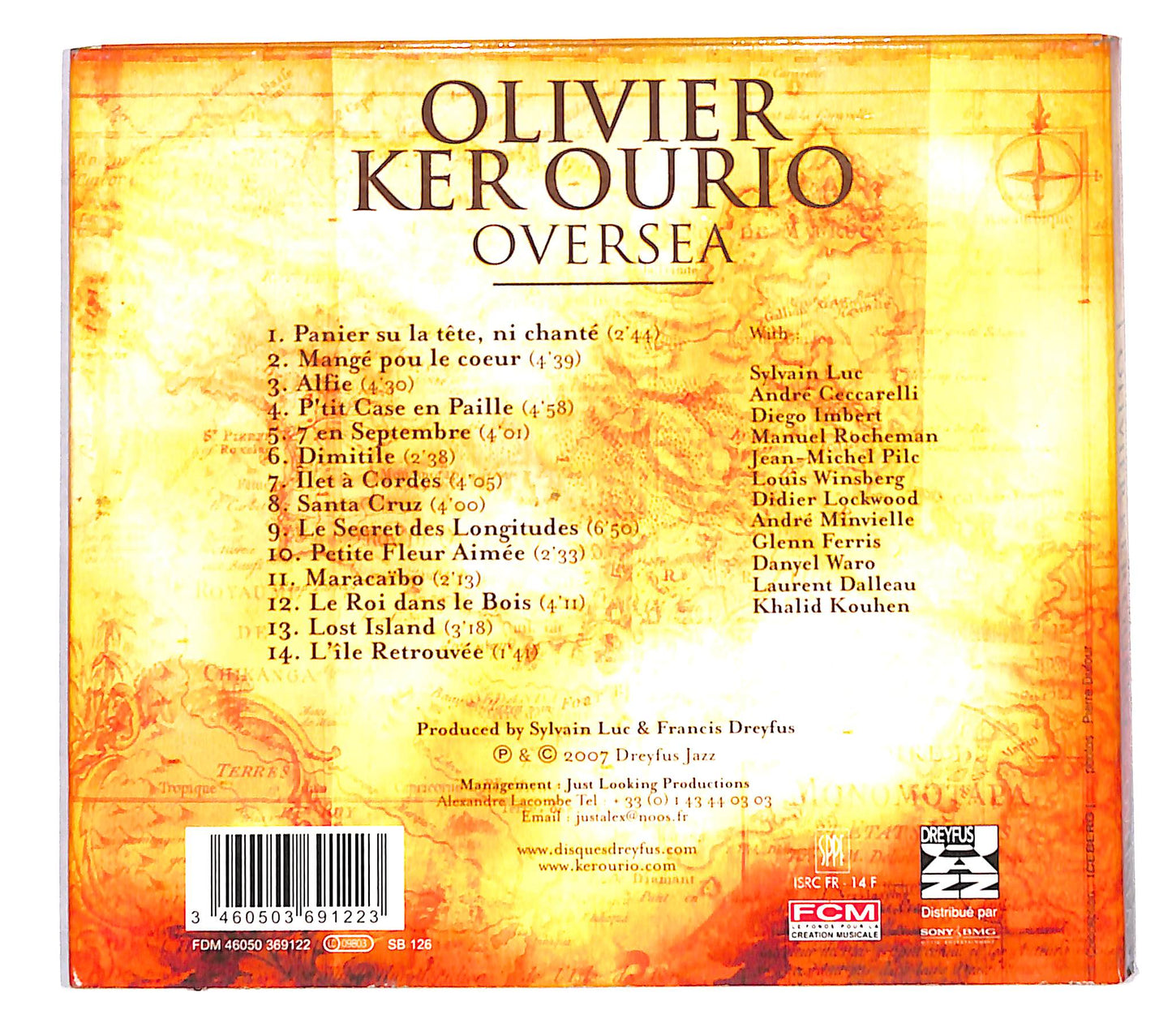 EBOND Olivier Ker Ourio - Oversea DIGIPACK CD CB118110