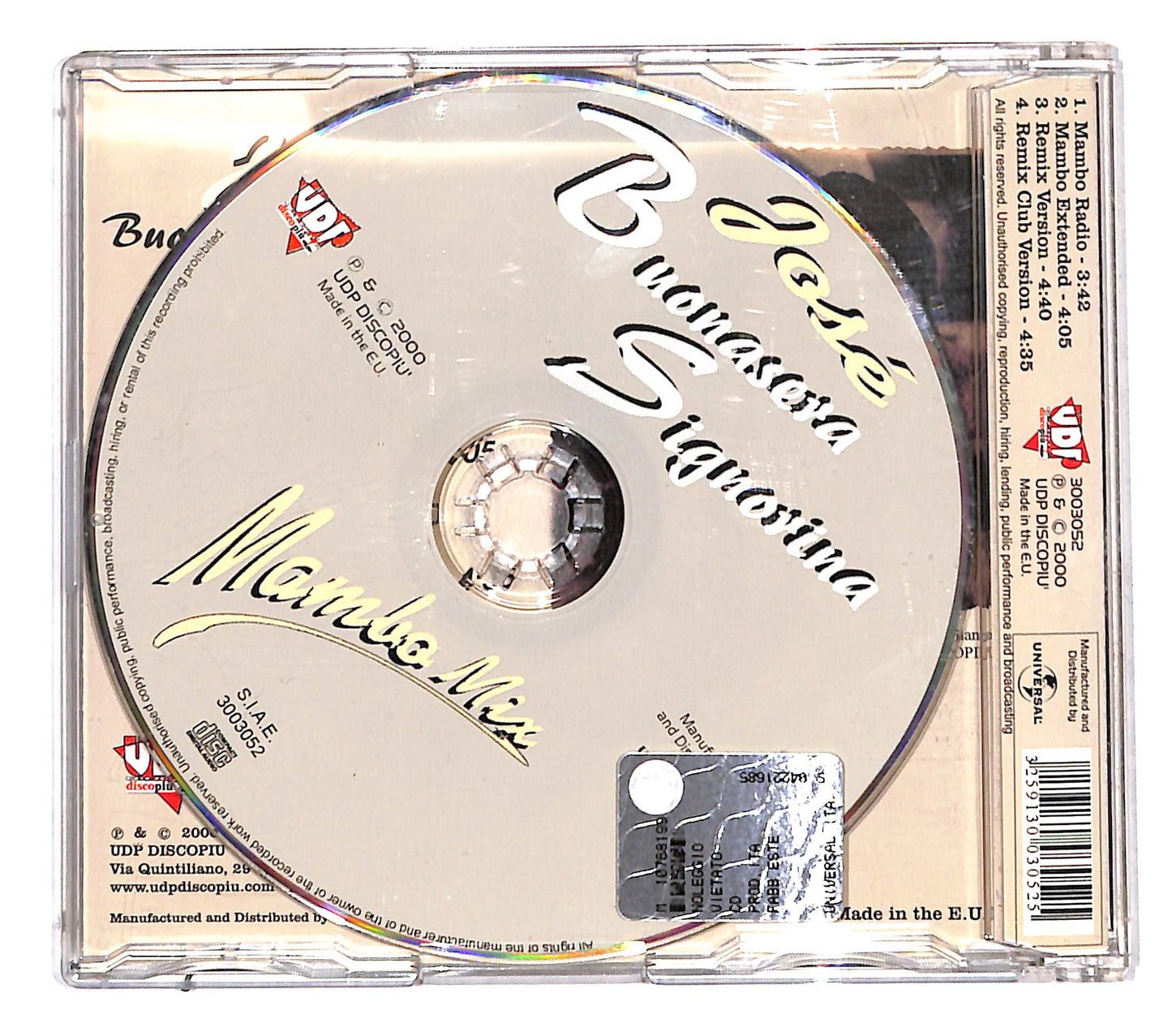 EBOND Jose - Buonasera Signorina CD CB118121