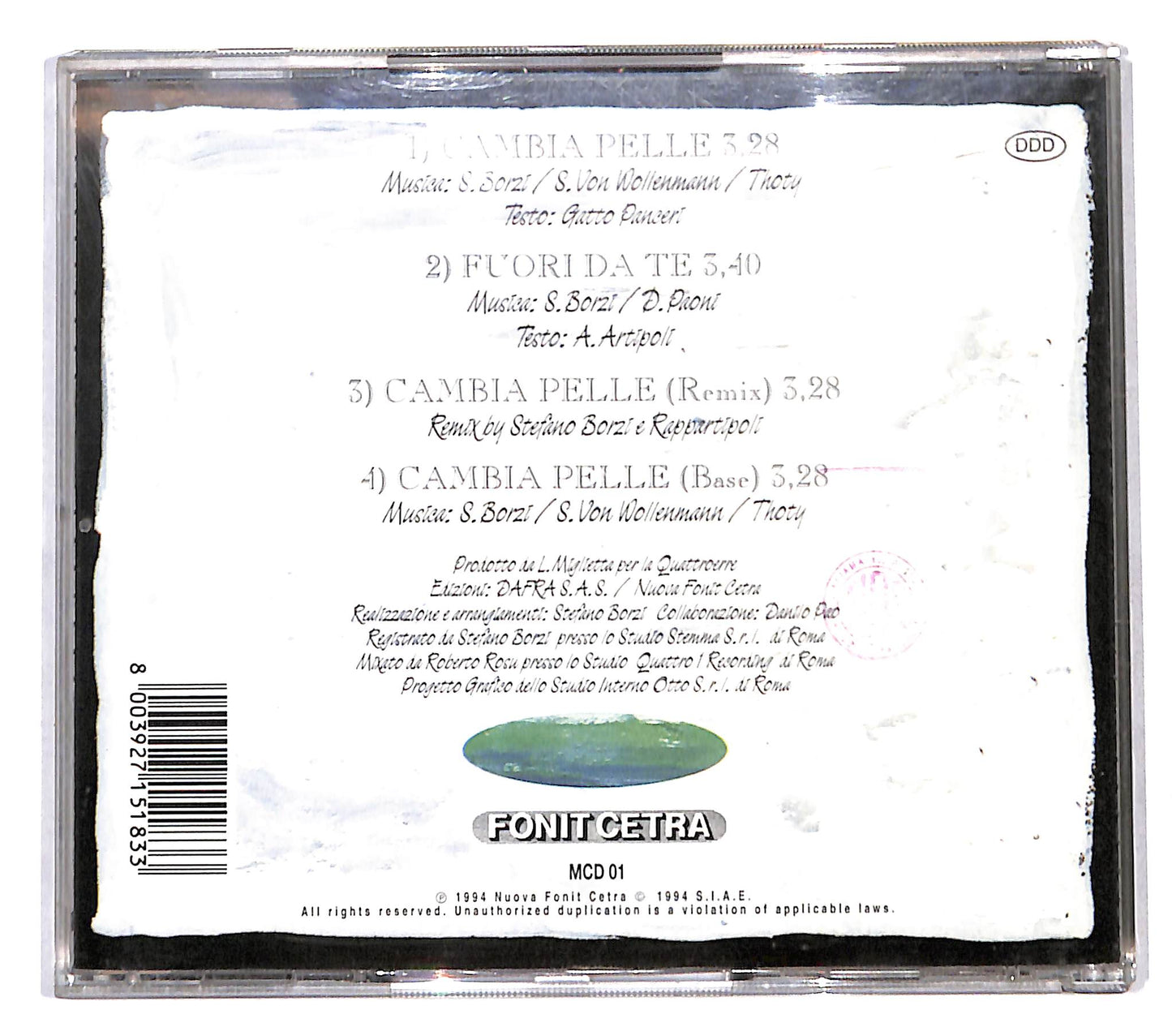 EBOND Mietta - Cambia Pelle CD CB118123