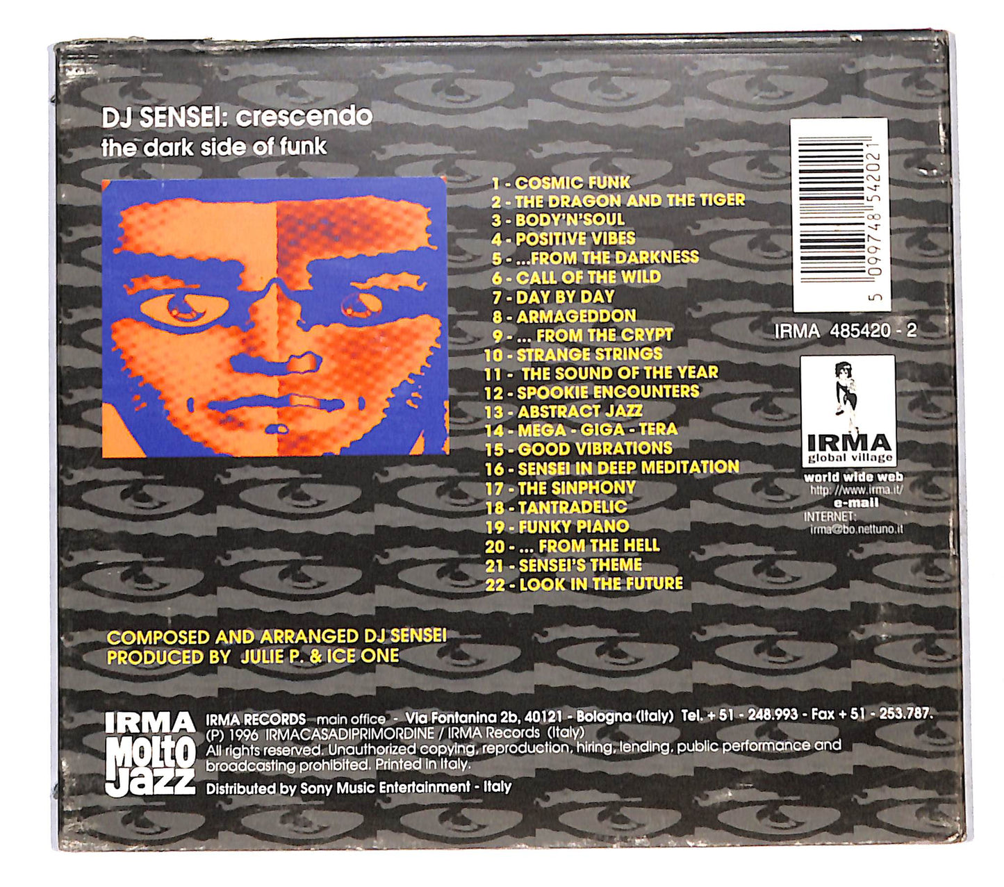 EBOND DJ Sensei - Crescendo (The Dark Side Of Funk) CD CB118130