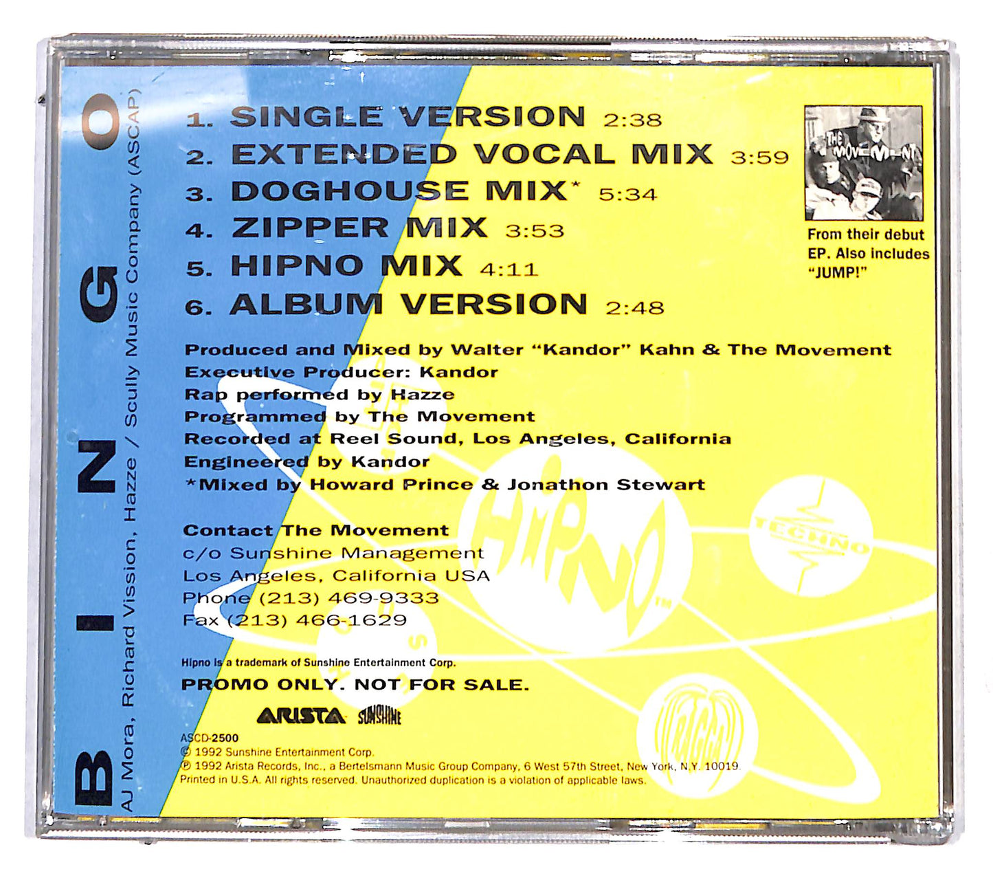 EBOND The Movement - Bingo CD CB118143