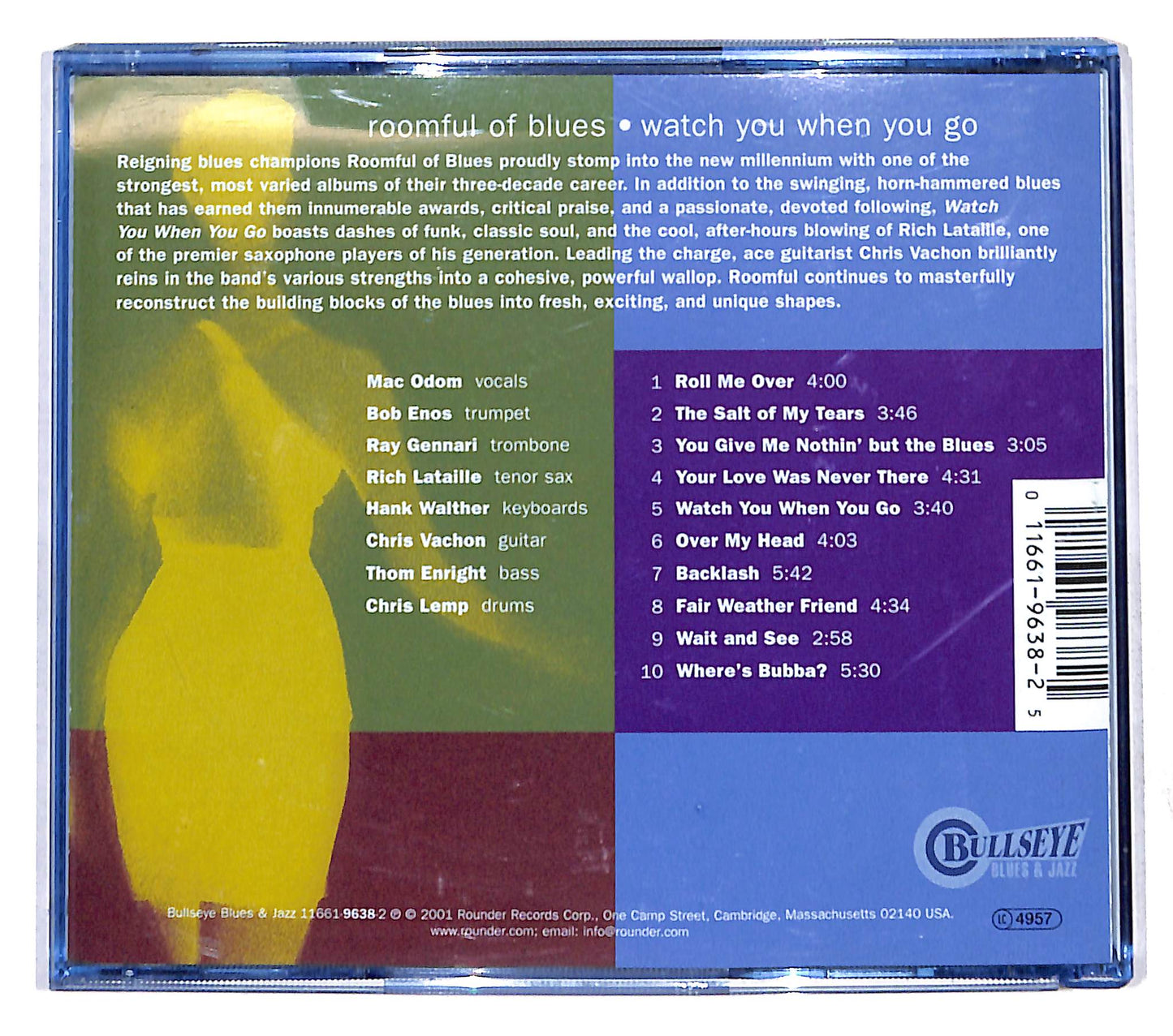 EBOND Roomful Of Blues - Watch You When You Go CD CB118163