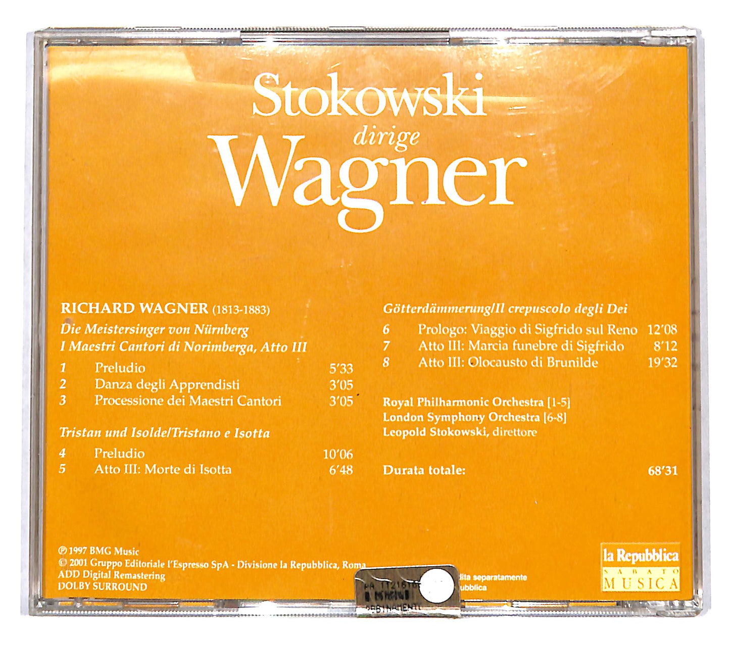 EBOND Leopold Stokowski - Richard Wagner vol.2 EDITORIALE CD CB118411