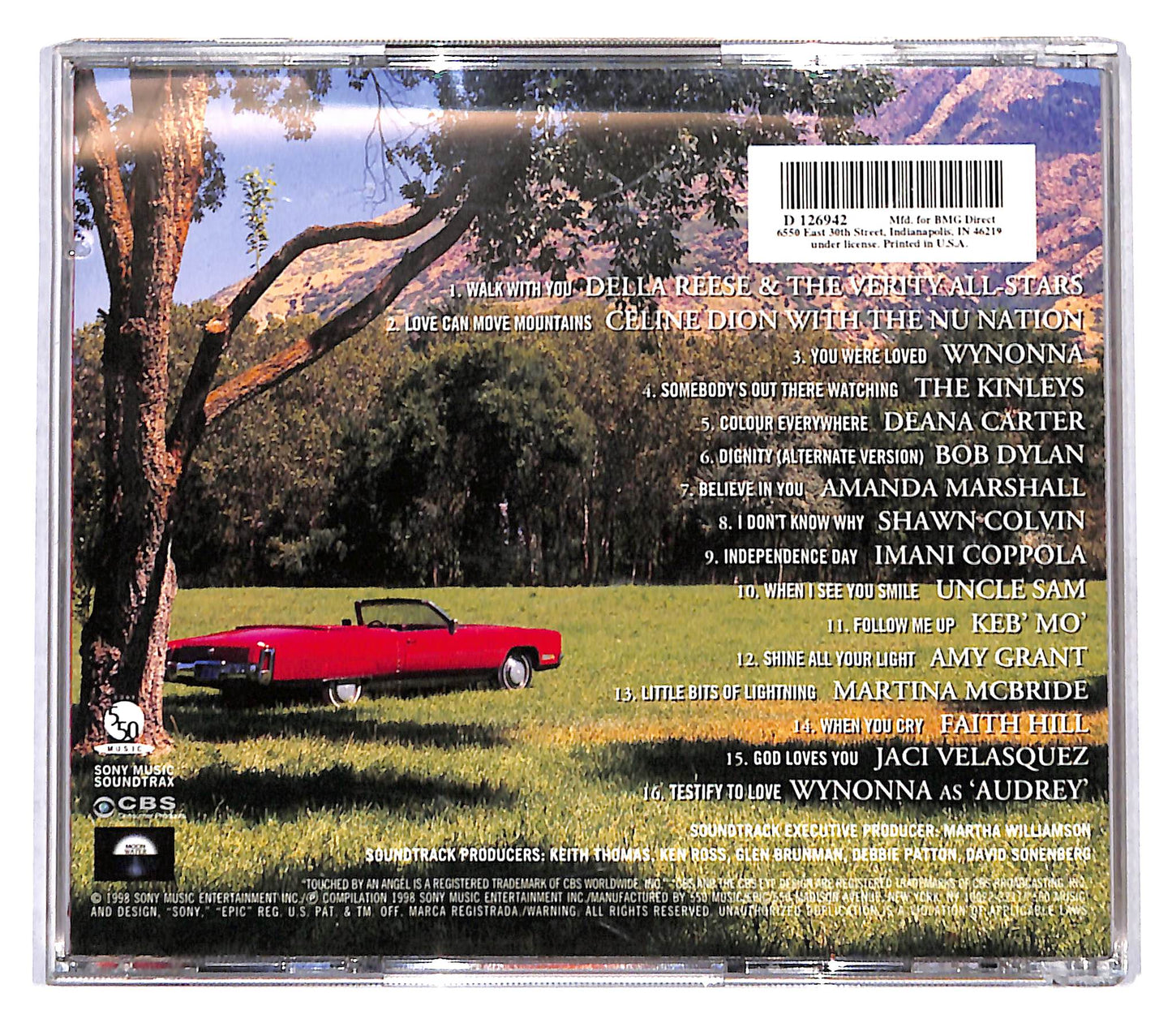 EBOND Various - Touched By An Angel - The Album CD CB118623