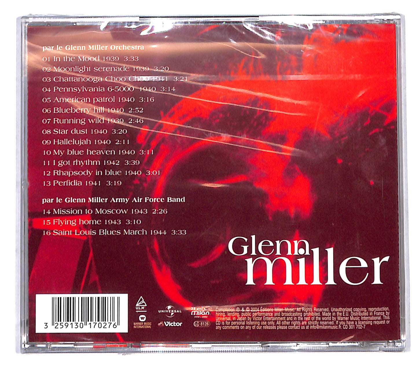 EBOND Glenn Miller - From Hollywood To The Us Air Force CD CB118632
