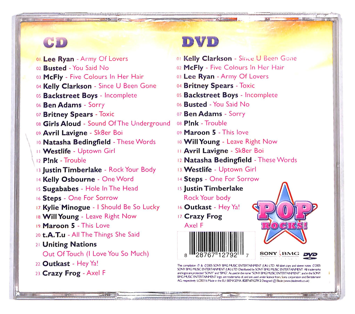 EBOND Various - Pop Rocks! + DVD CD CB118645