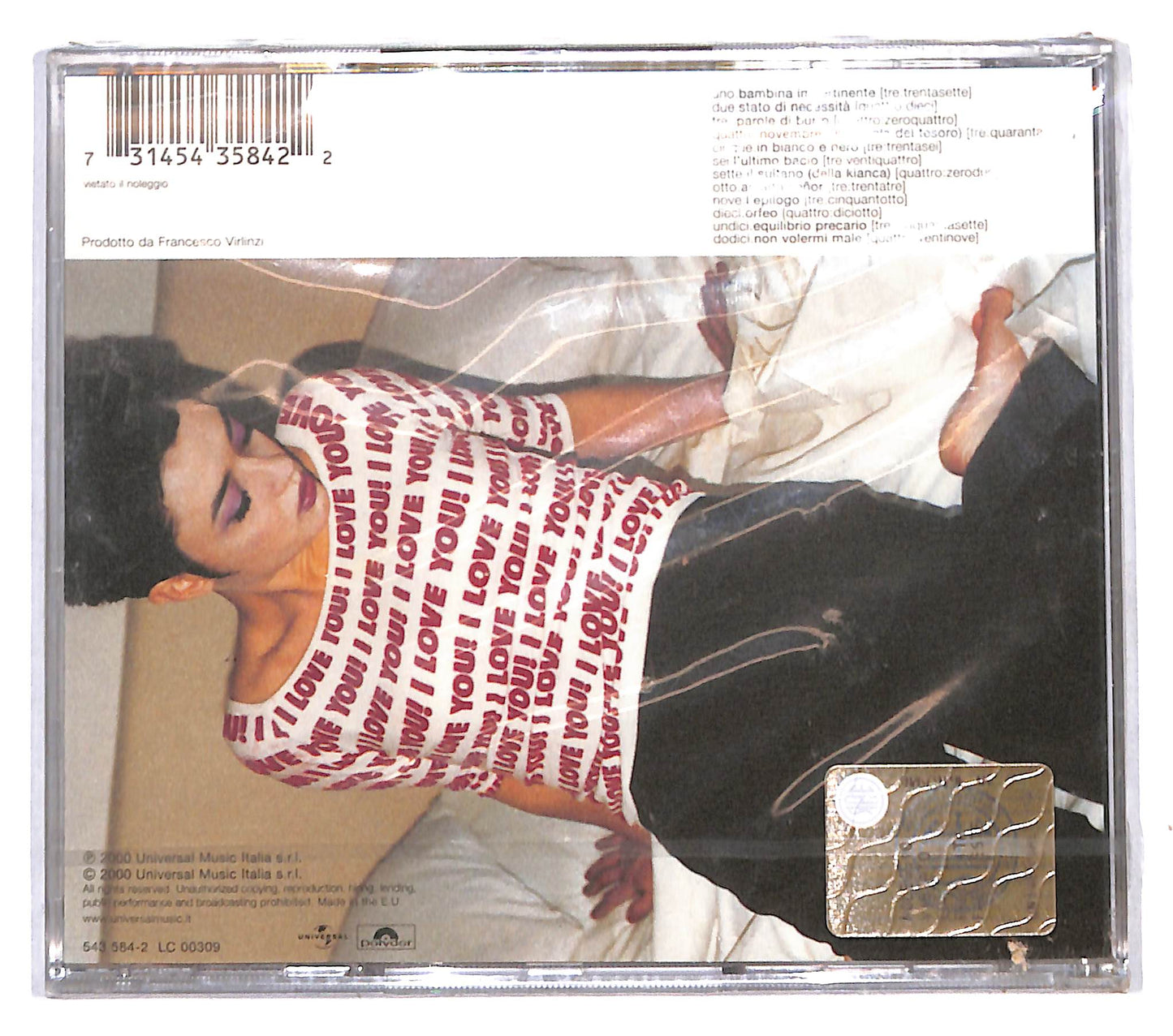 EBOND Carmen Consoli - Stato Di Necessita CD CB118657