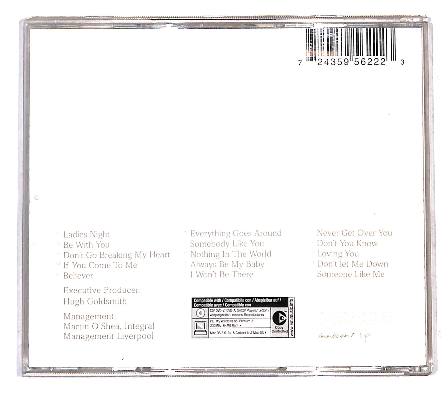 EBOND Atomic Kitten - Ladies Night CD CB118855