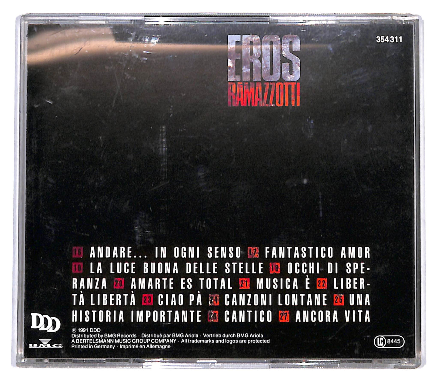 EBOND Eros Ramazzotti - Eros In Concert CD CB120110