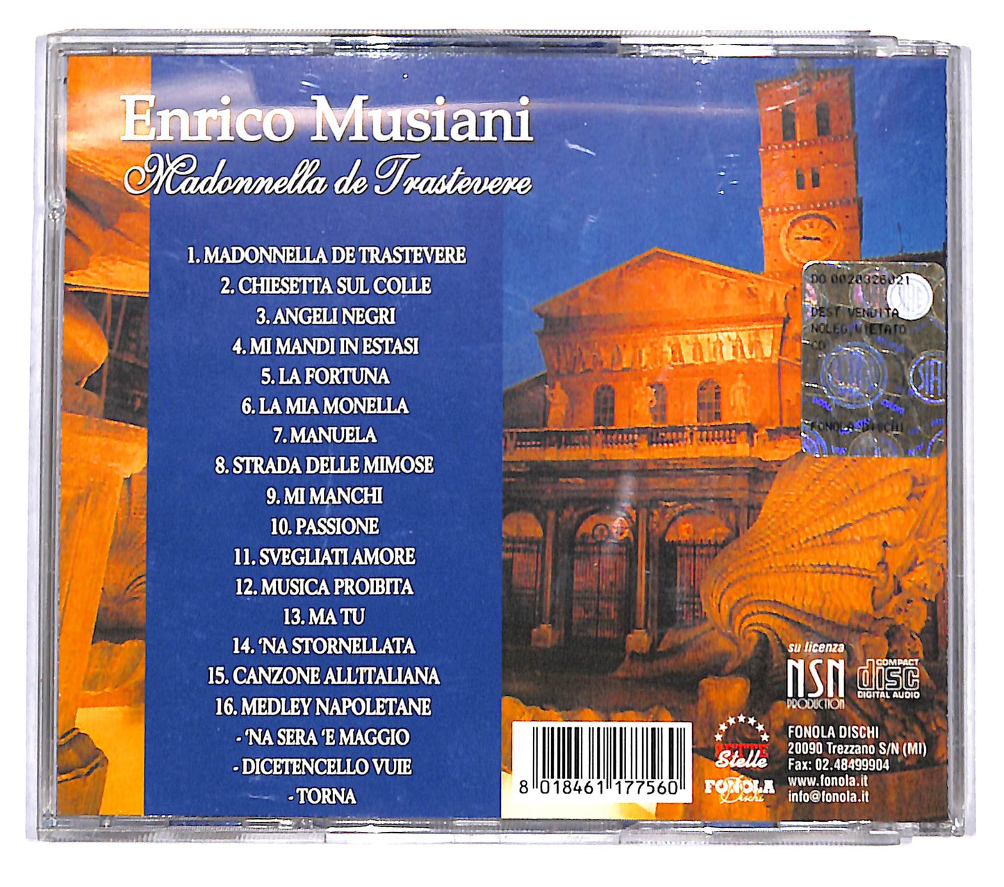 EBOND Enrico Musiani - Madonnella de Trastevere CD CB120114