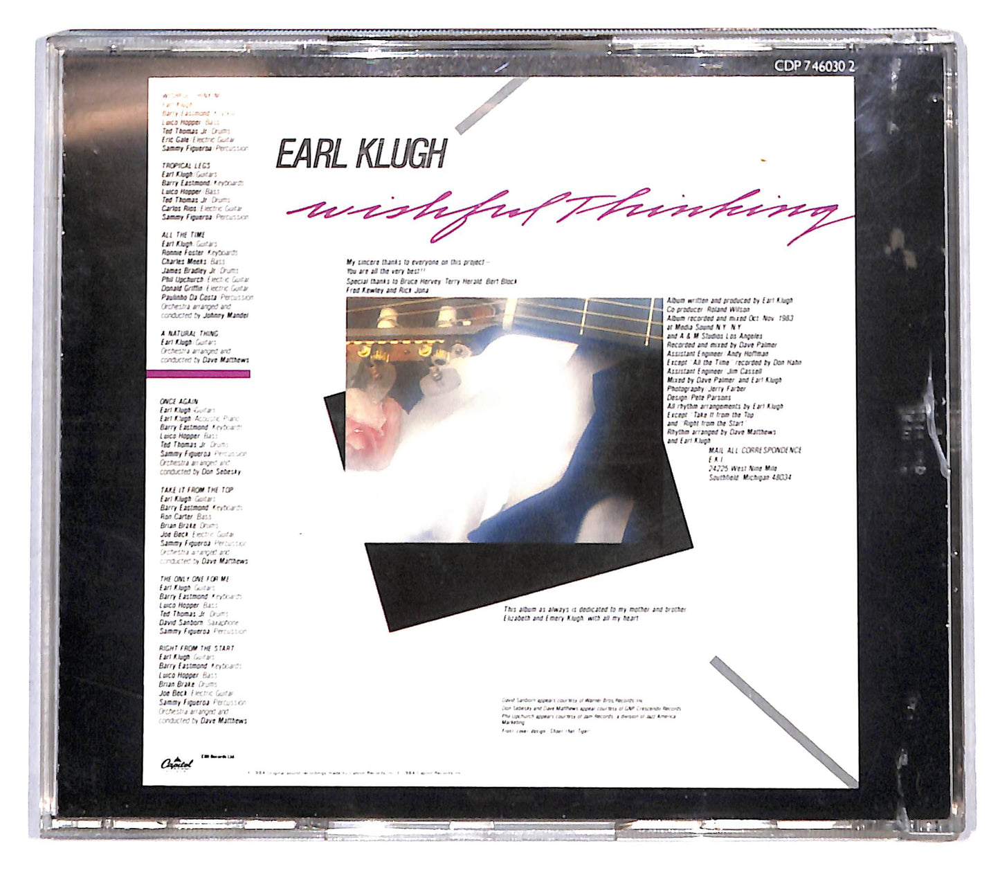 EBOND Earl Klugh - Wishful Thinking CD CB120124