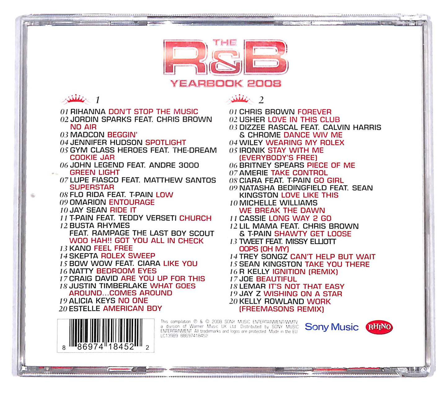 EBOND Various - The R&B Yearbook 2008 CD CB120141