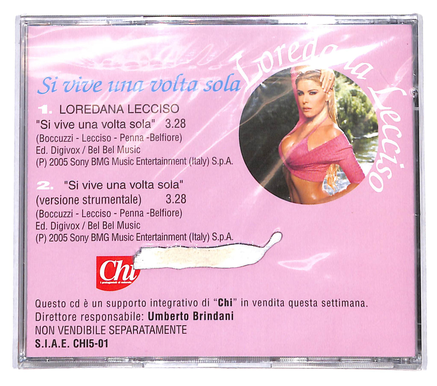 EBOND Loredana Lecciso - Si Vive Una Volta Sola CD CB120142