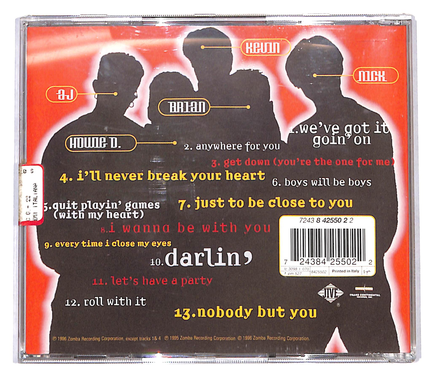 EBOND Backstreet Boys - Backstreet Boys CD CB120143