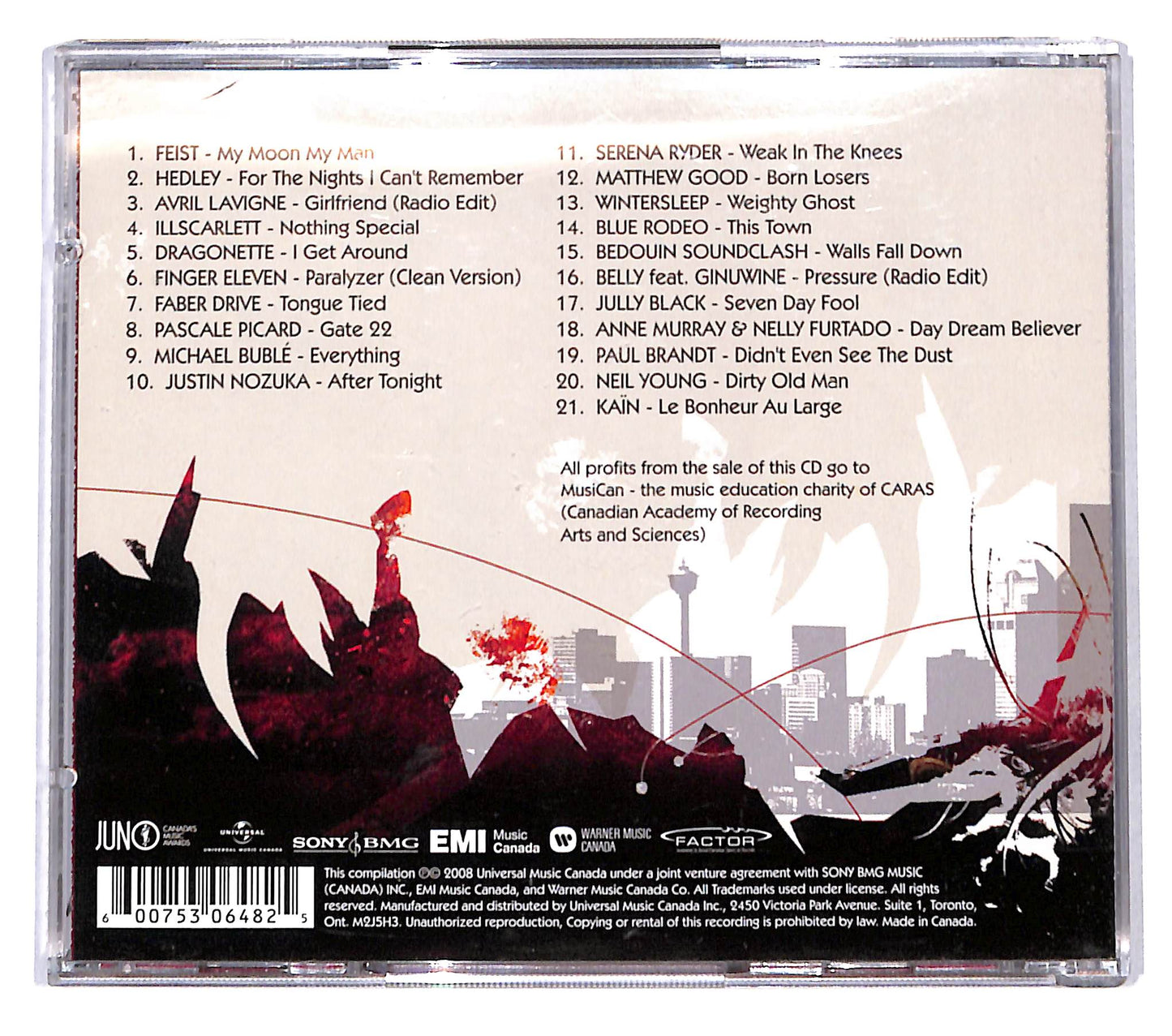 EBOND Various - Juno Awards 08 CD CB120154