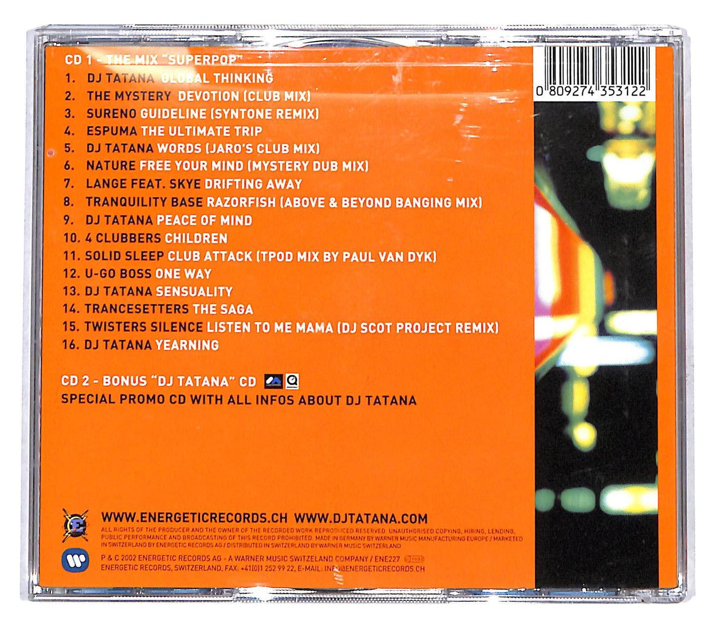 EBOND DJ Tatana - Superpop CD CB121542
