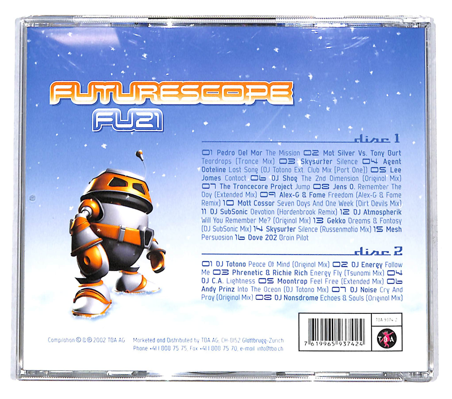 EBOND DJ C.A. - Futurescope FU21 CD CB121546
