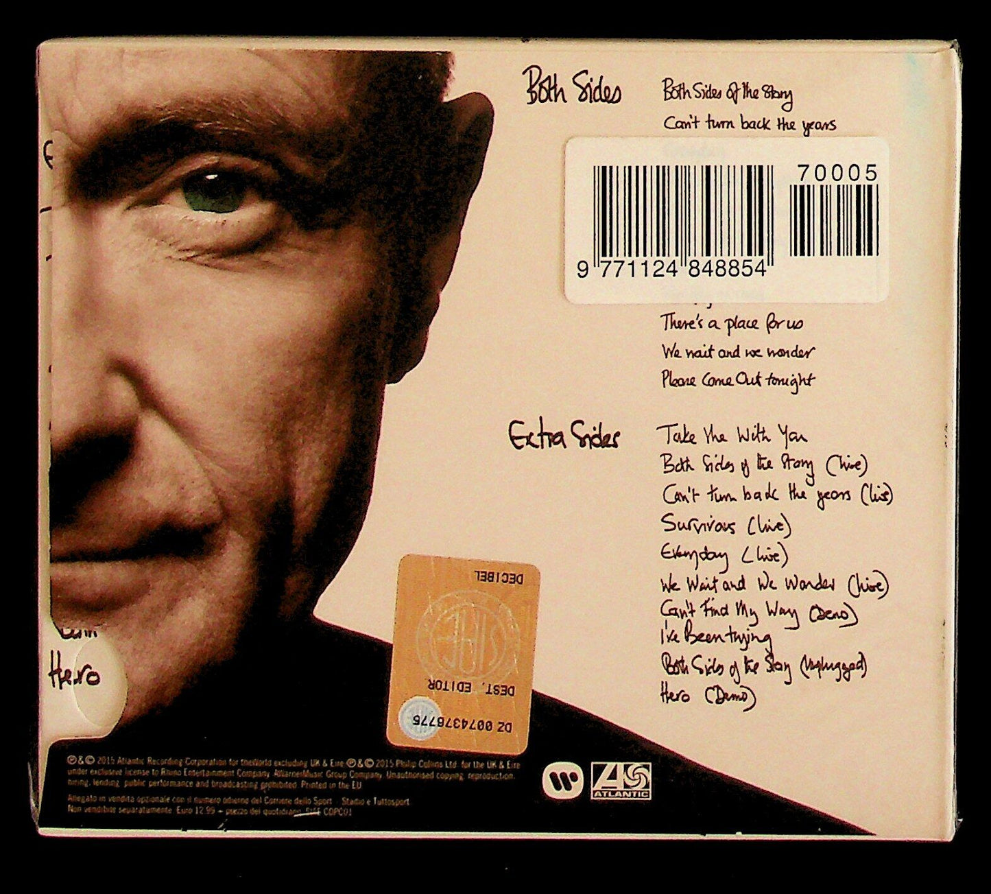 EBOND Phil Collins - Both Sides - Editoriale - 2 x CD CD011008