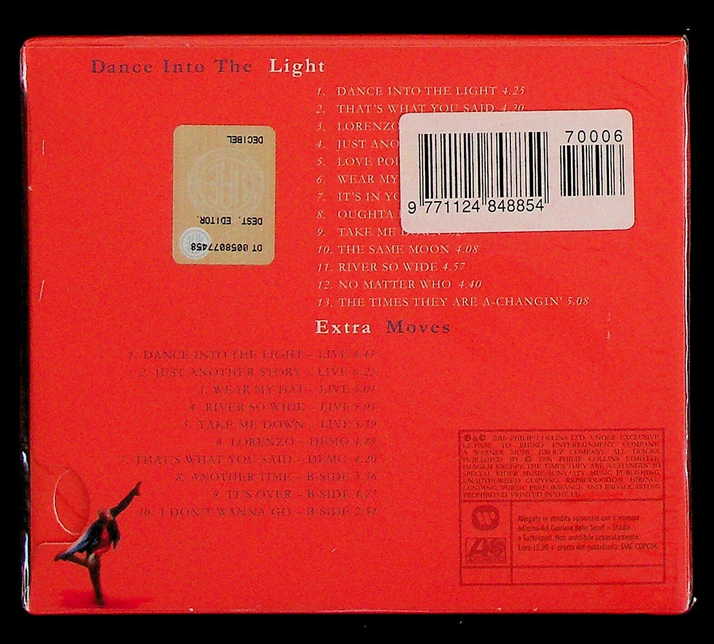 EBOND Phil Collins - Dance Into The Light - 2 xEditoriale CD CD011016