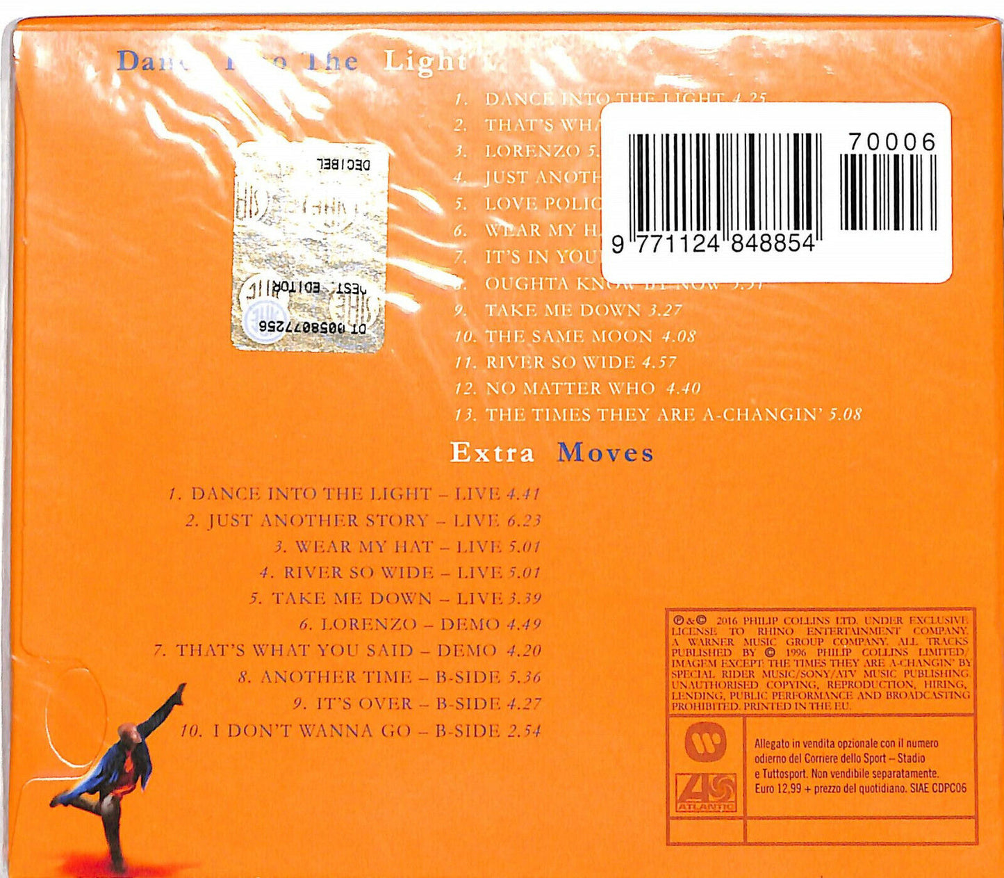EBOND Phil Collins - Dance Into The Light Editoriale CD CD035505