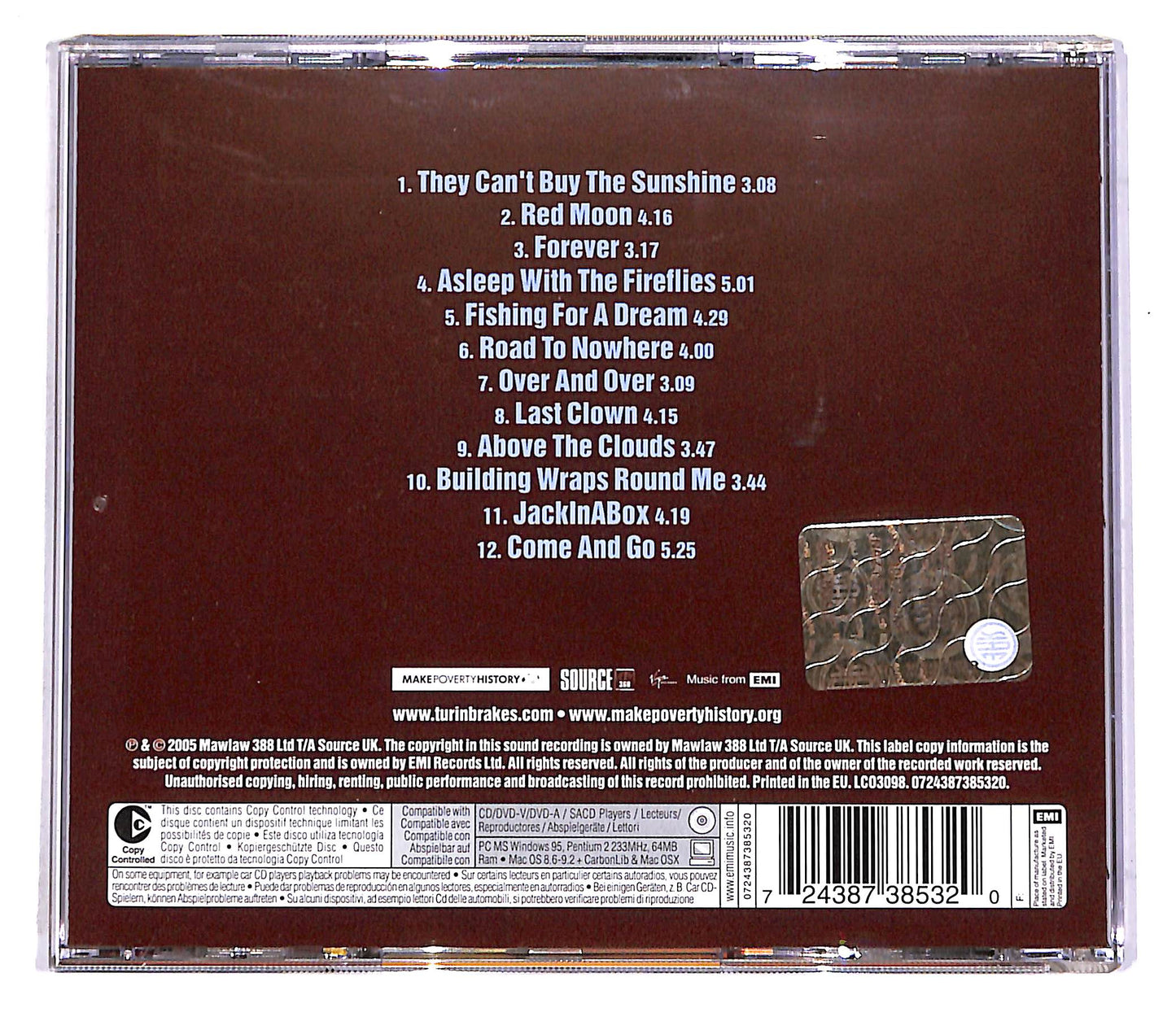 EBOND Turin Brakes - JackInABox CD CD042833