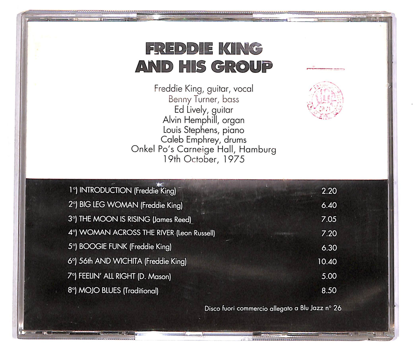 EBOND Freddie King And His Group - 1975 Live CD CD043028