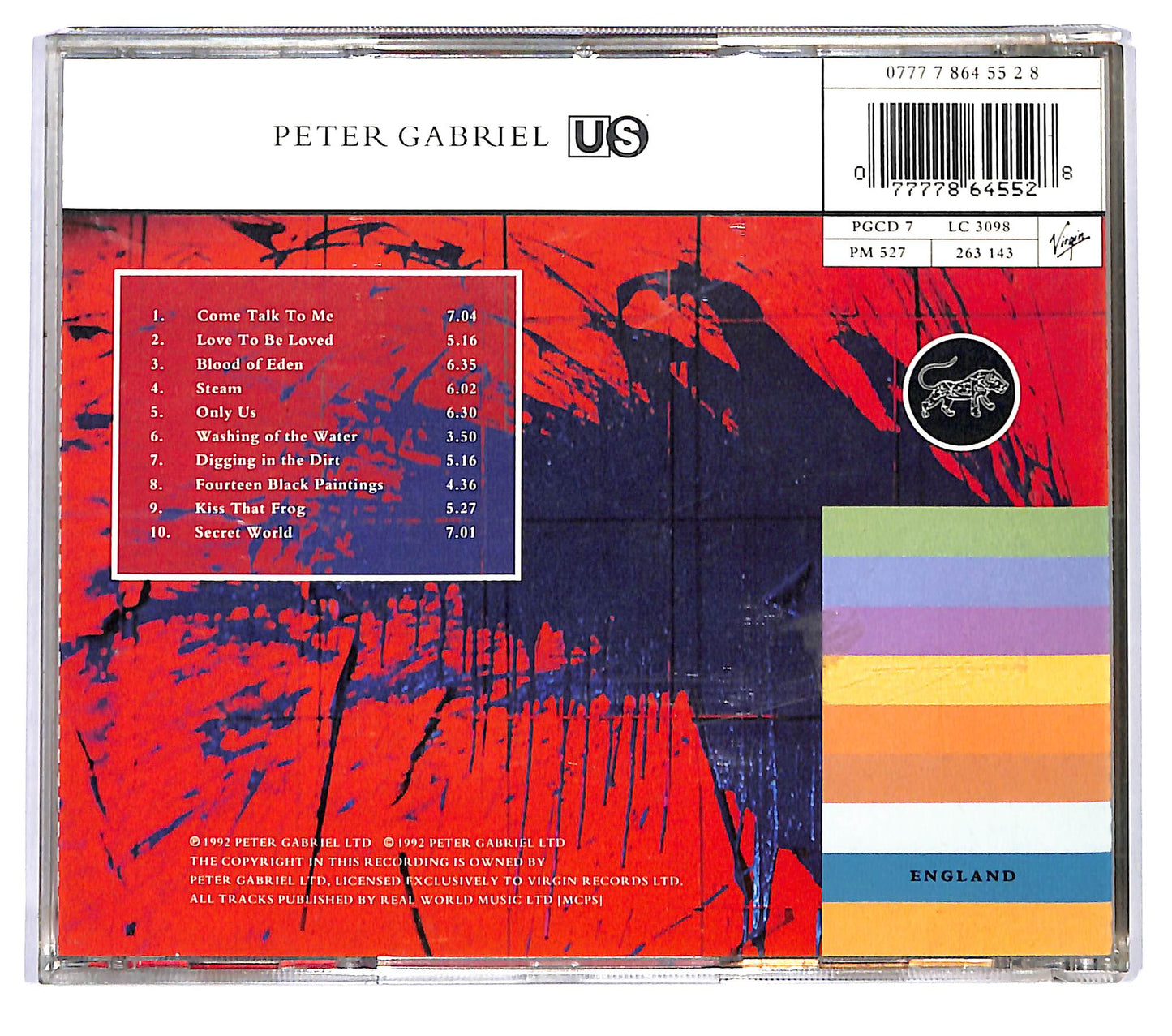 EBOND Peter Gabriel - Us CD CD043220