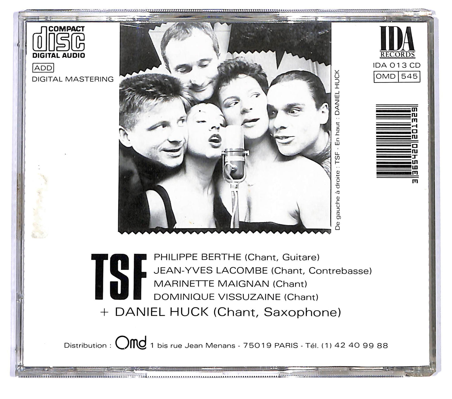 EBOND TSF + Daniel Huck - Drolement Vocal CD CD043224