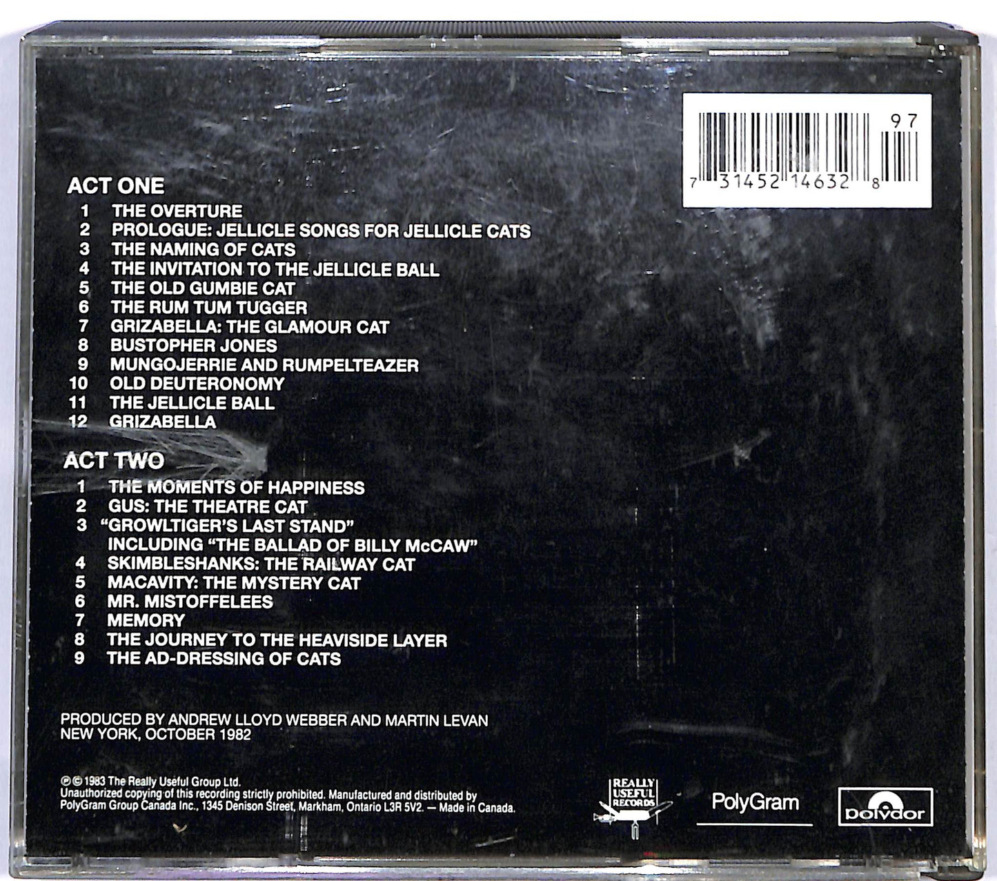 EBOND Andrew Lloyd Webber - CATS CD CD043240