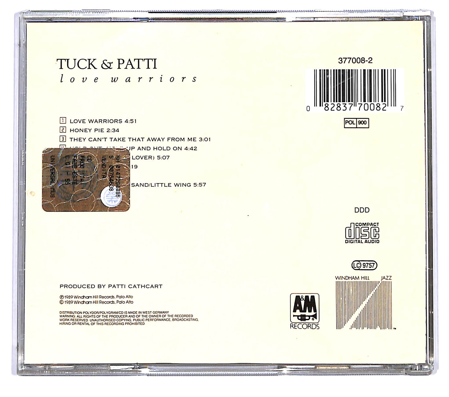 EBOND Tuck & Patti - Love Warriors CD CD043242